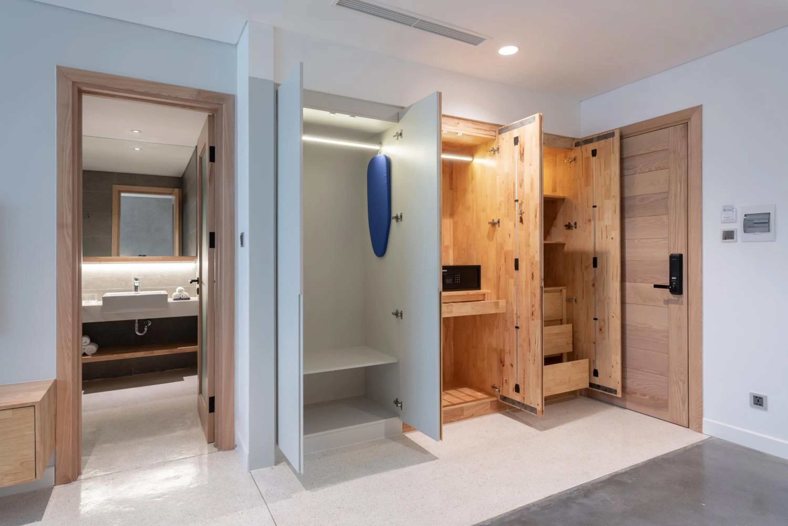 Bed in Bi Eco Suites Hanoi