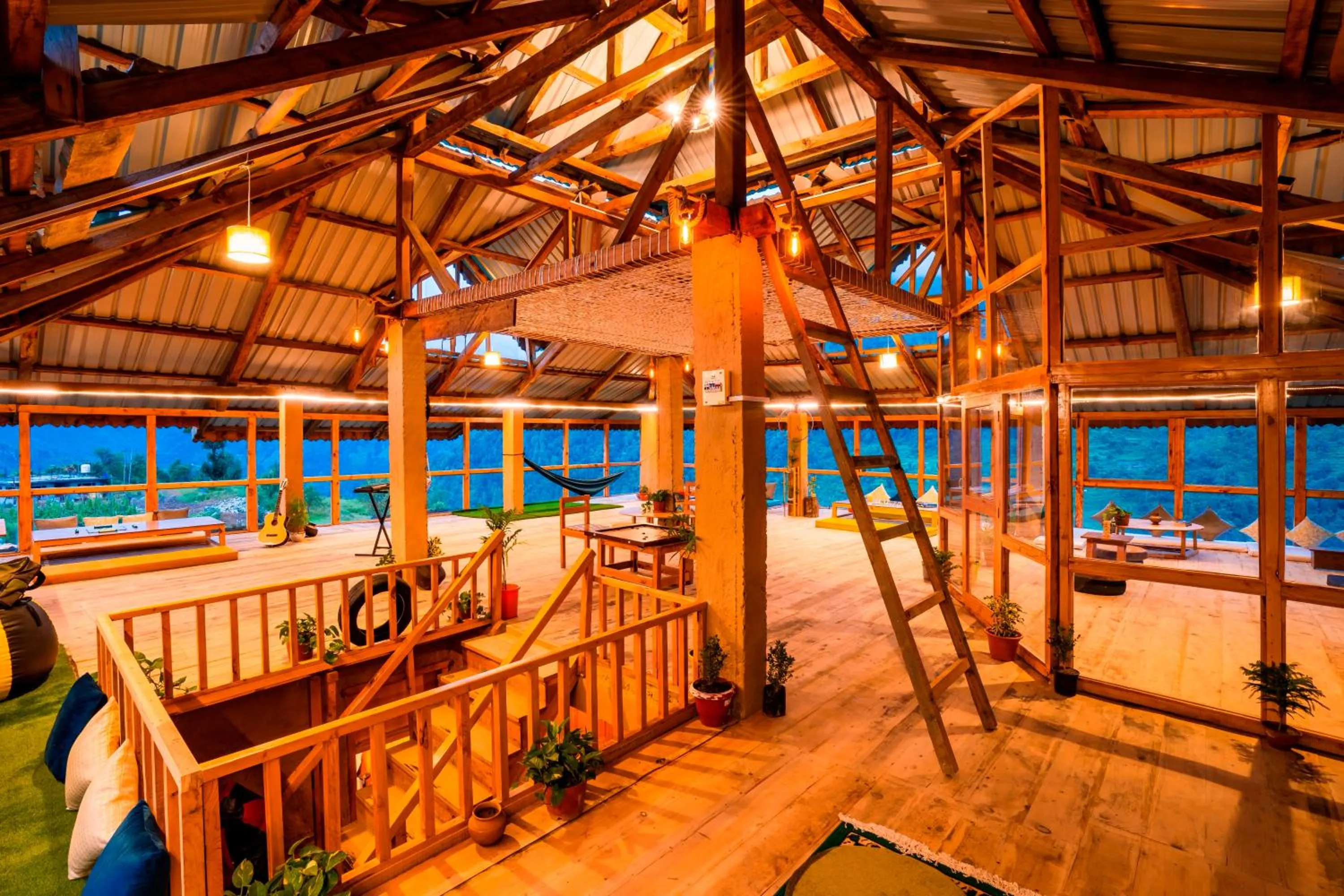 Natural landscape in Zostel Shangarh, Kullu