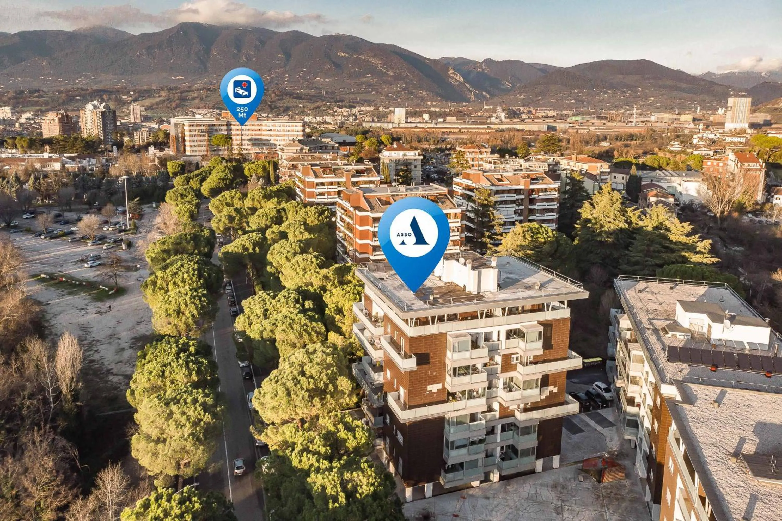 Property building in Asso Residence Ospedale