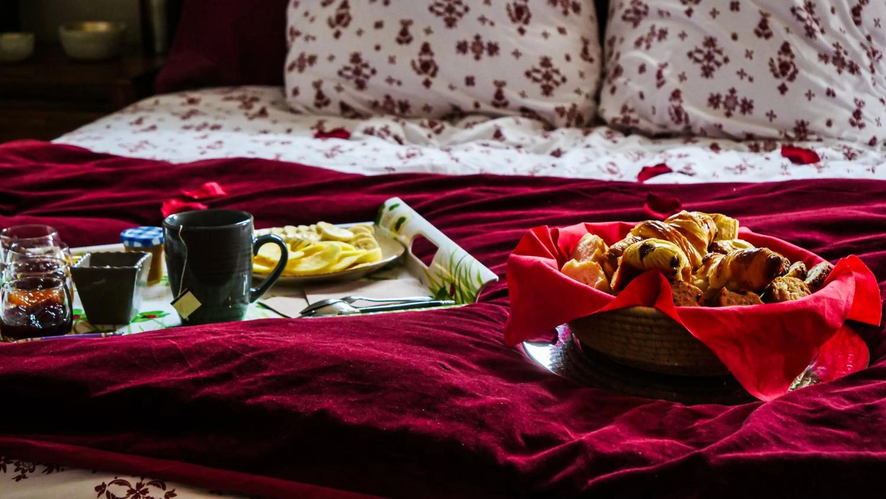Bed in La suite des charmelines