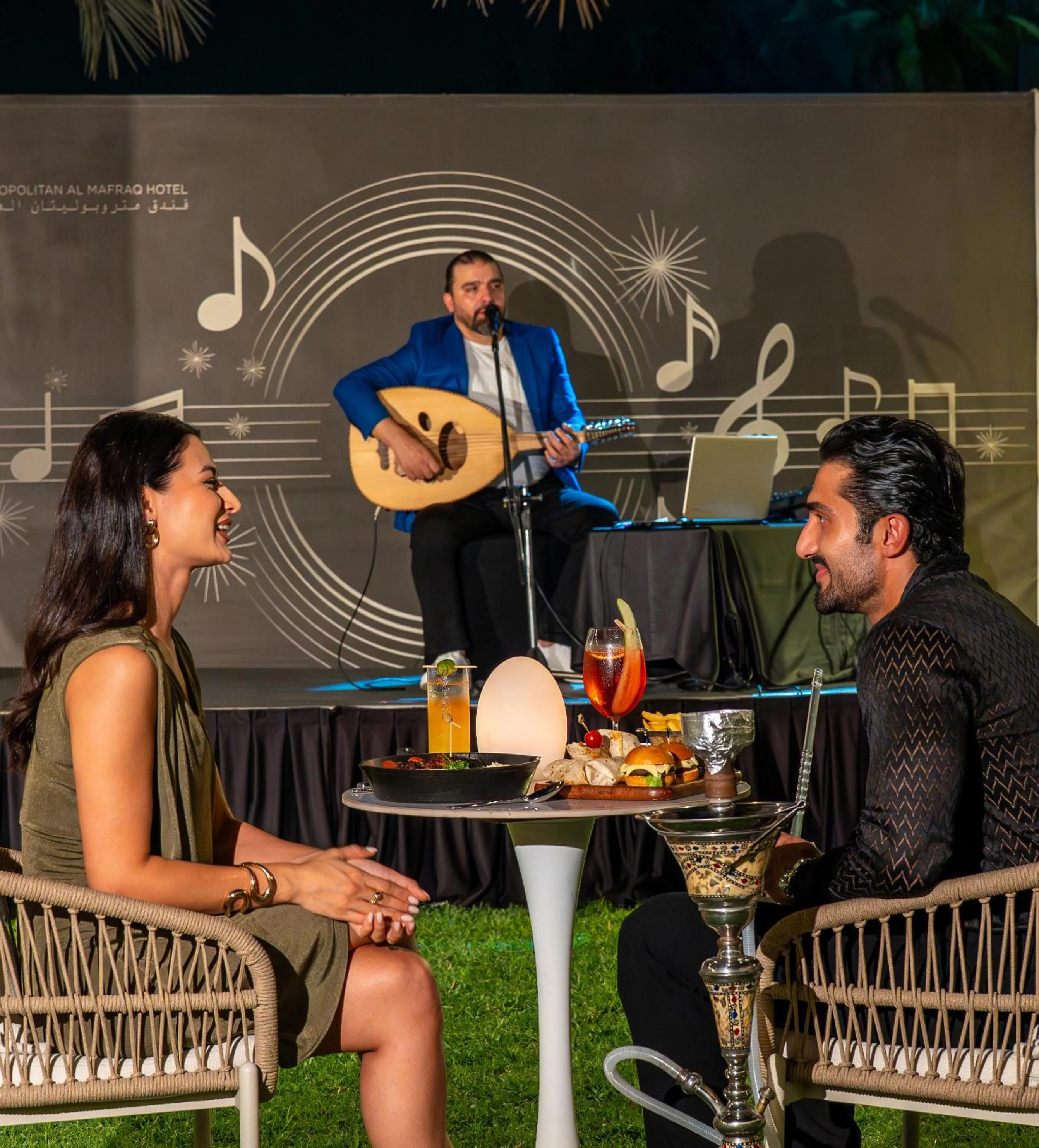 Evening entertainment in Metropolitan Al Mafraq Hotel