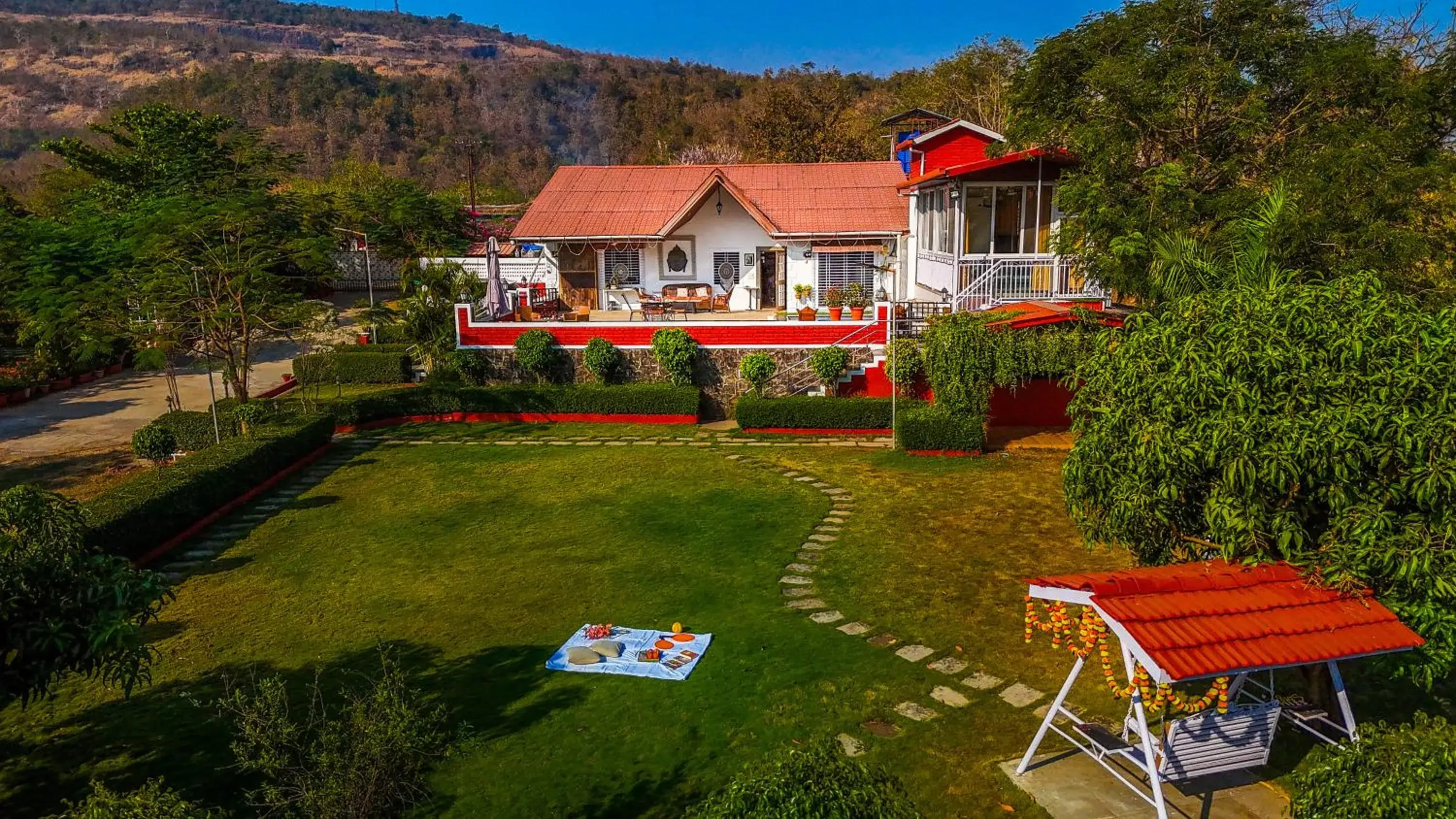 SaffronStays Olive Greens - Pool, Lawn & Glasshouse Escape SaffronStays Olive Greens - Pool, Lawn & Glasshouse Escape
