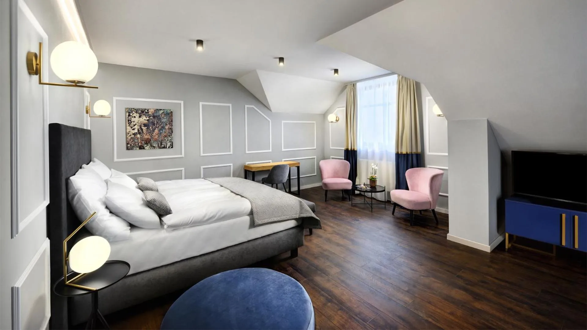 Bedroom in Kalix Boutique Hotel