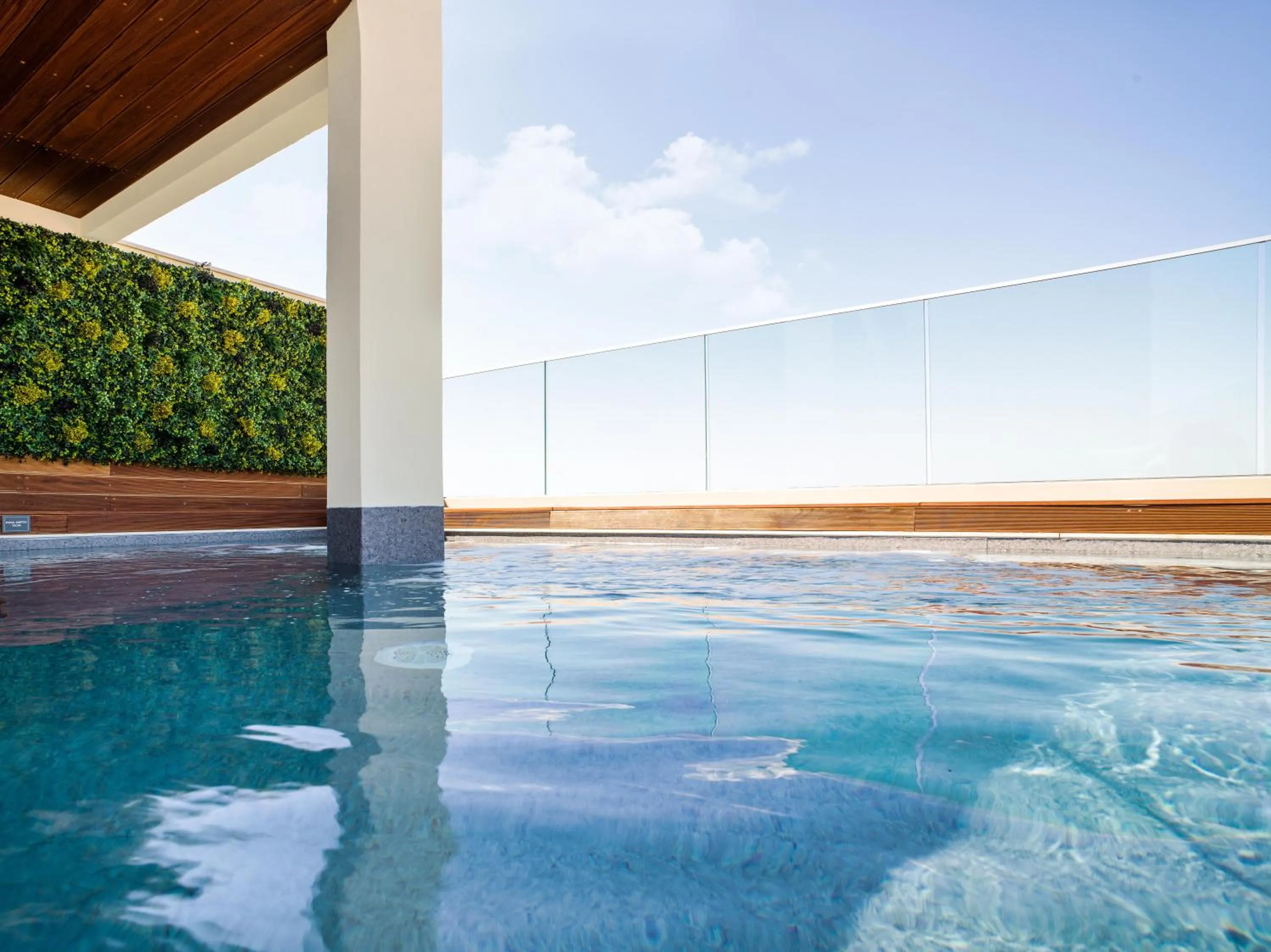 Pool view in Leonardo Boutique Hotel Larnaca