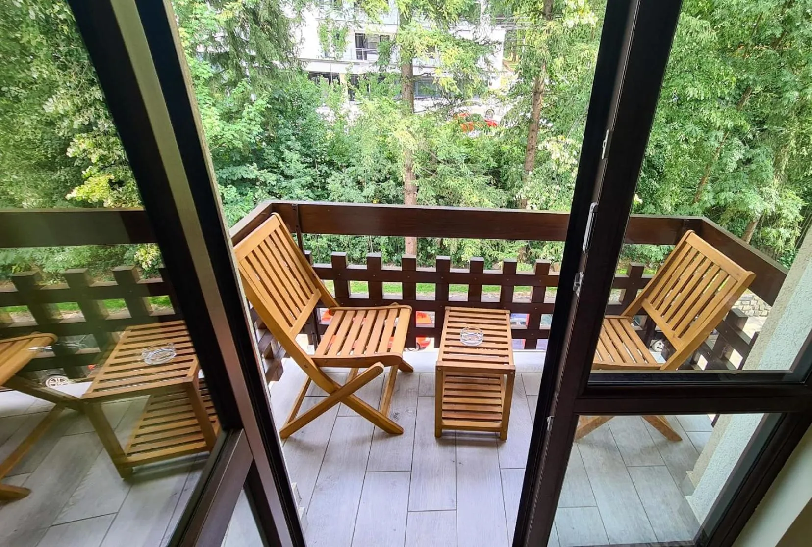 Balcony/Terrace in Hotel IZVOARE Caciulata