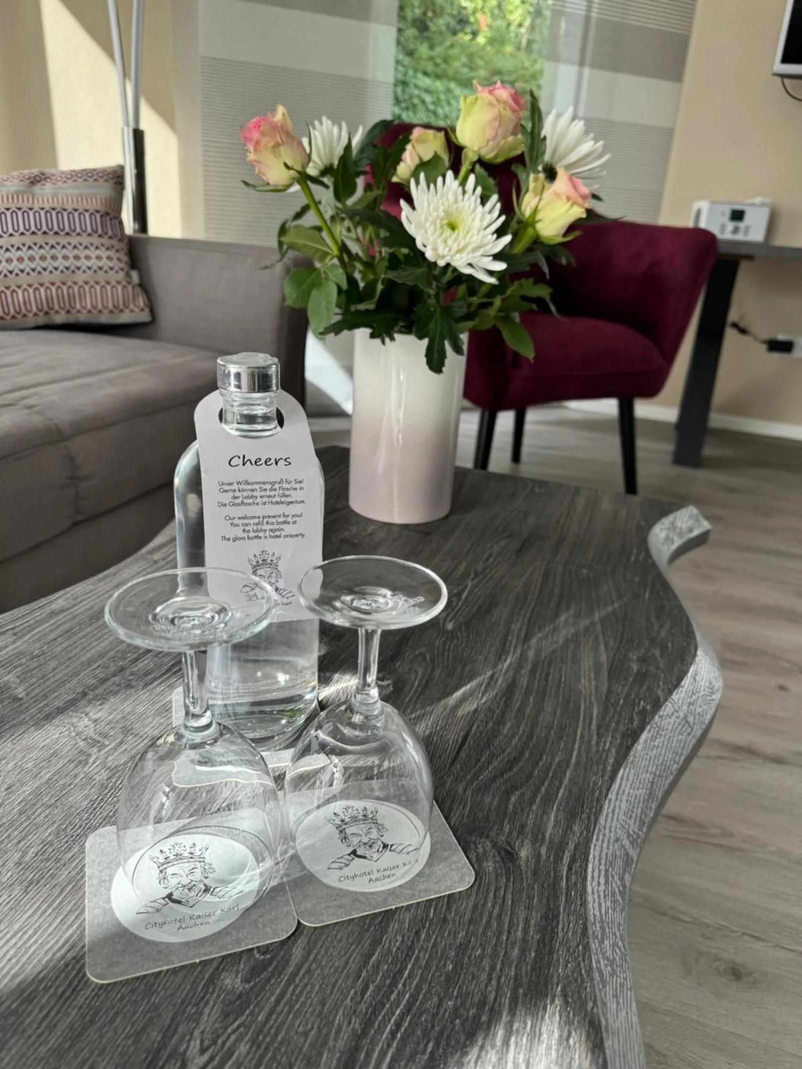 Seating area in Cityhotel Kaiser Karl Aachen