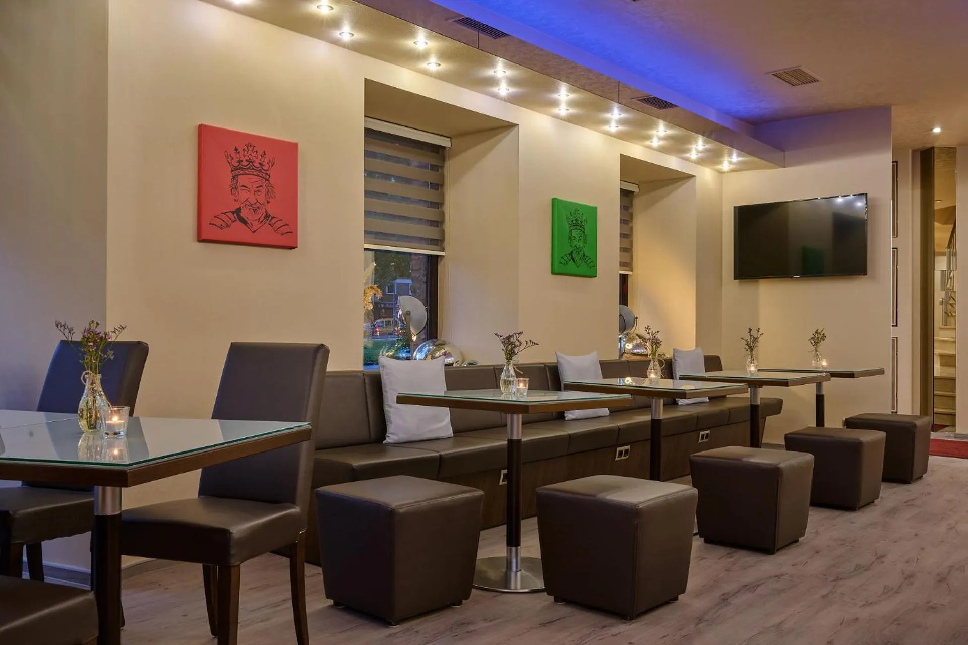 Lobby or reception in Cityhotel Kaiser Karl Aachen