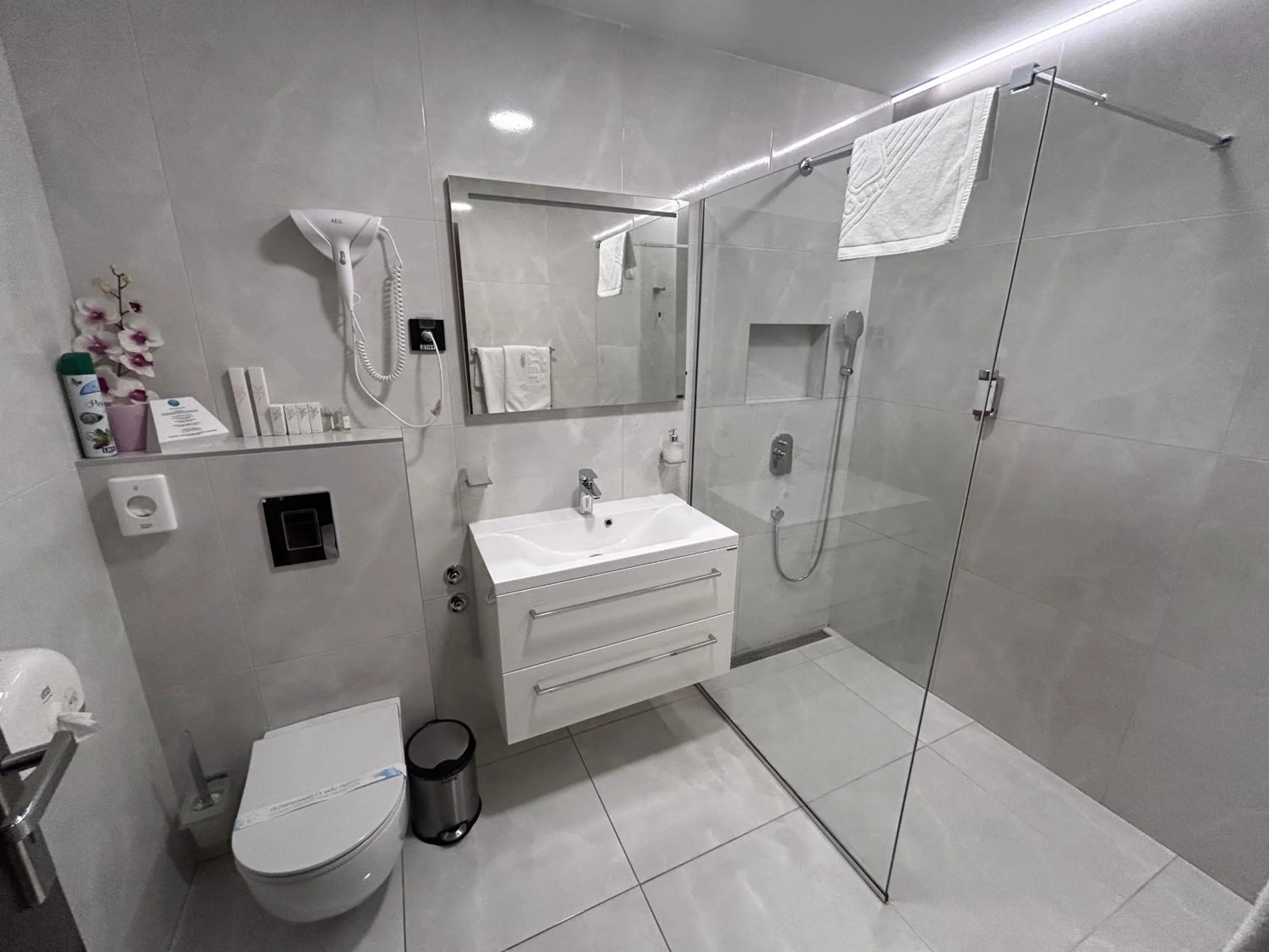 Shower in Hotel Siesta