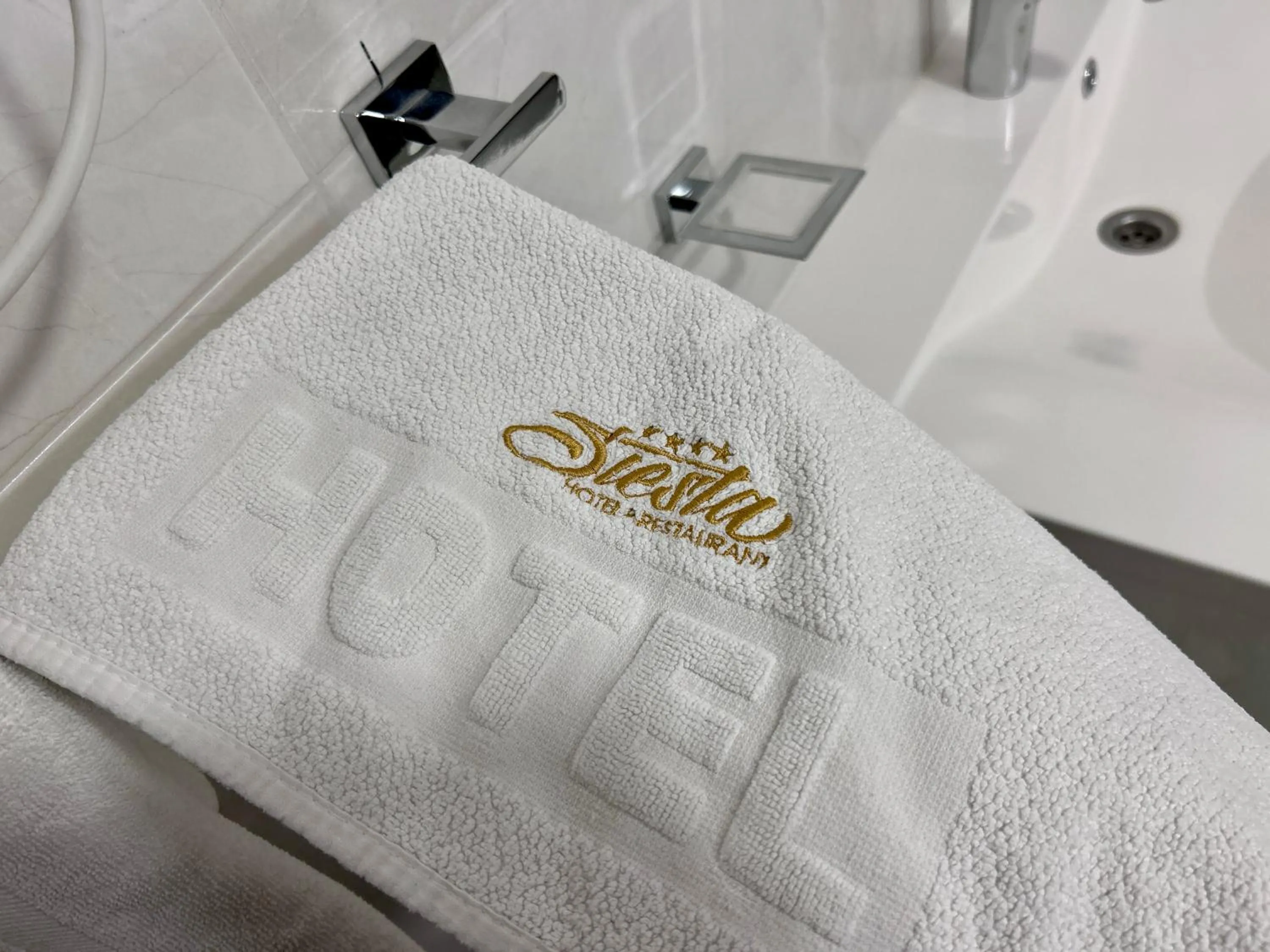 Property logo or sign in Hotel Siesta