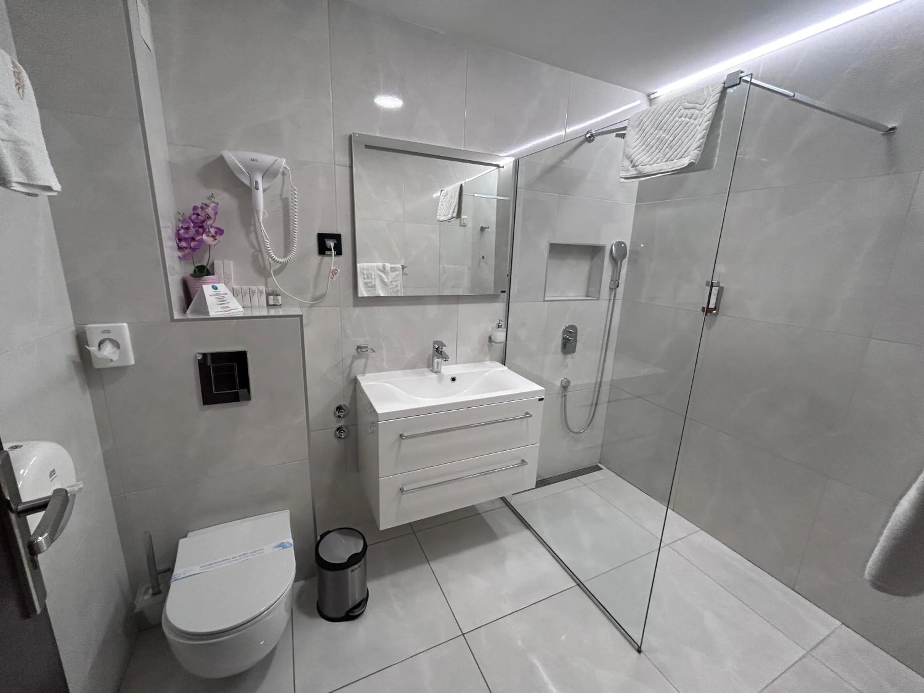 Shower in Hotel Siesta