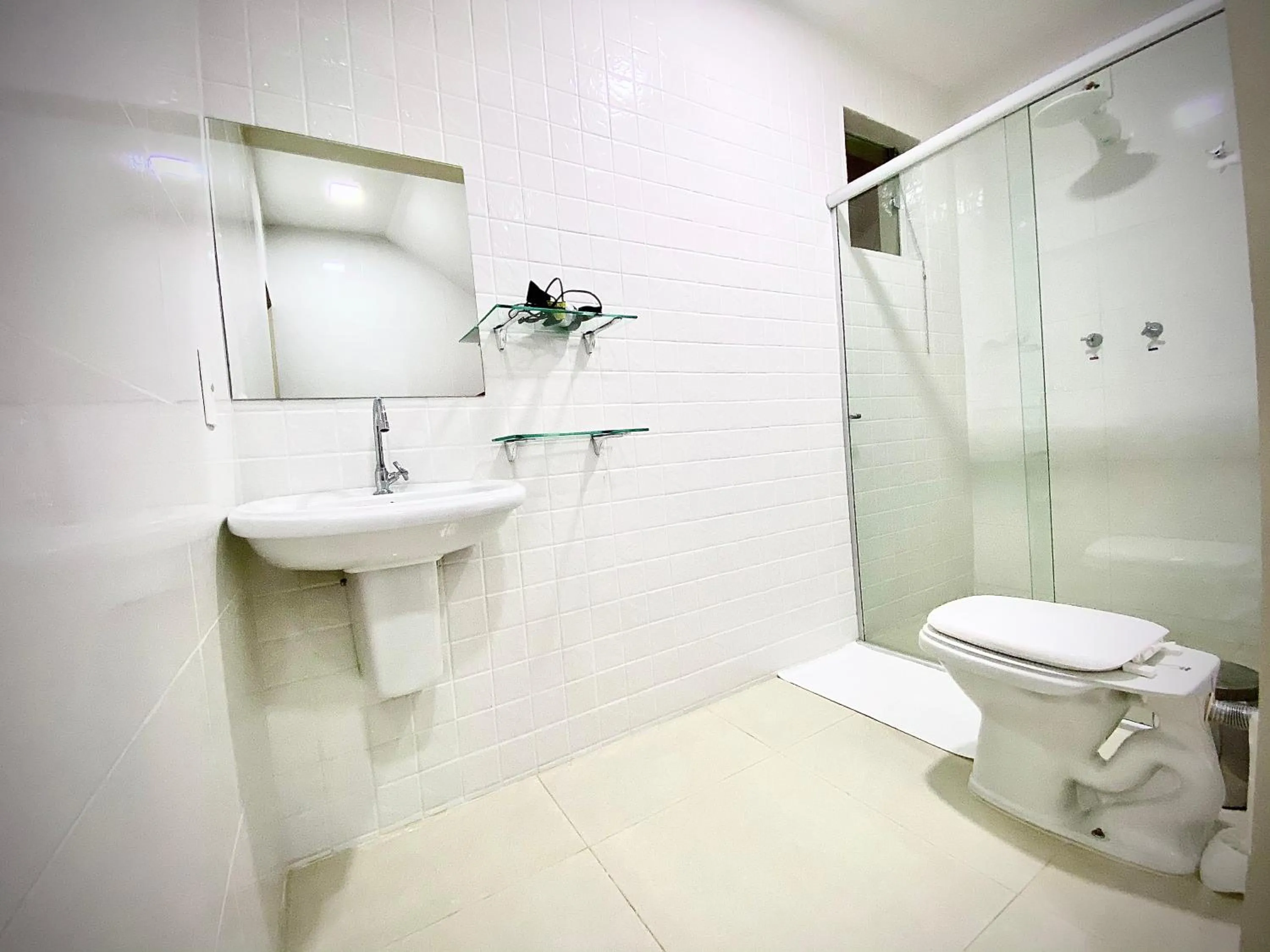 Bathroom in Terra D` Ouro Apart Hotel