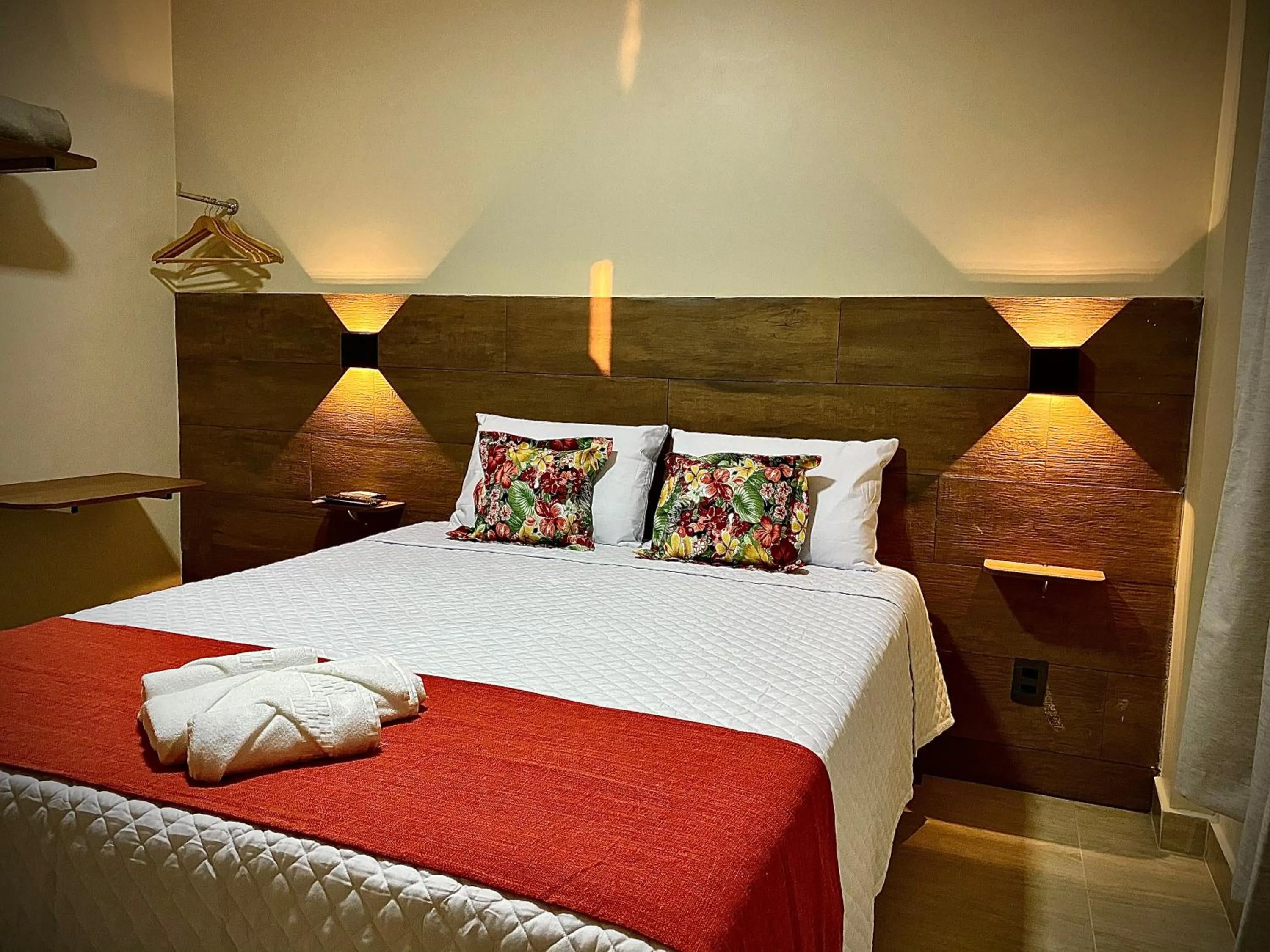 Bed in Terra D` Ouro Apart Hotel