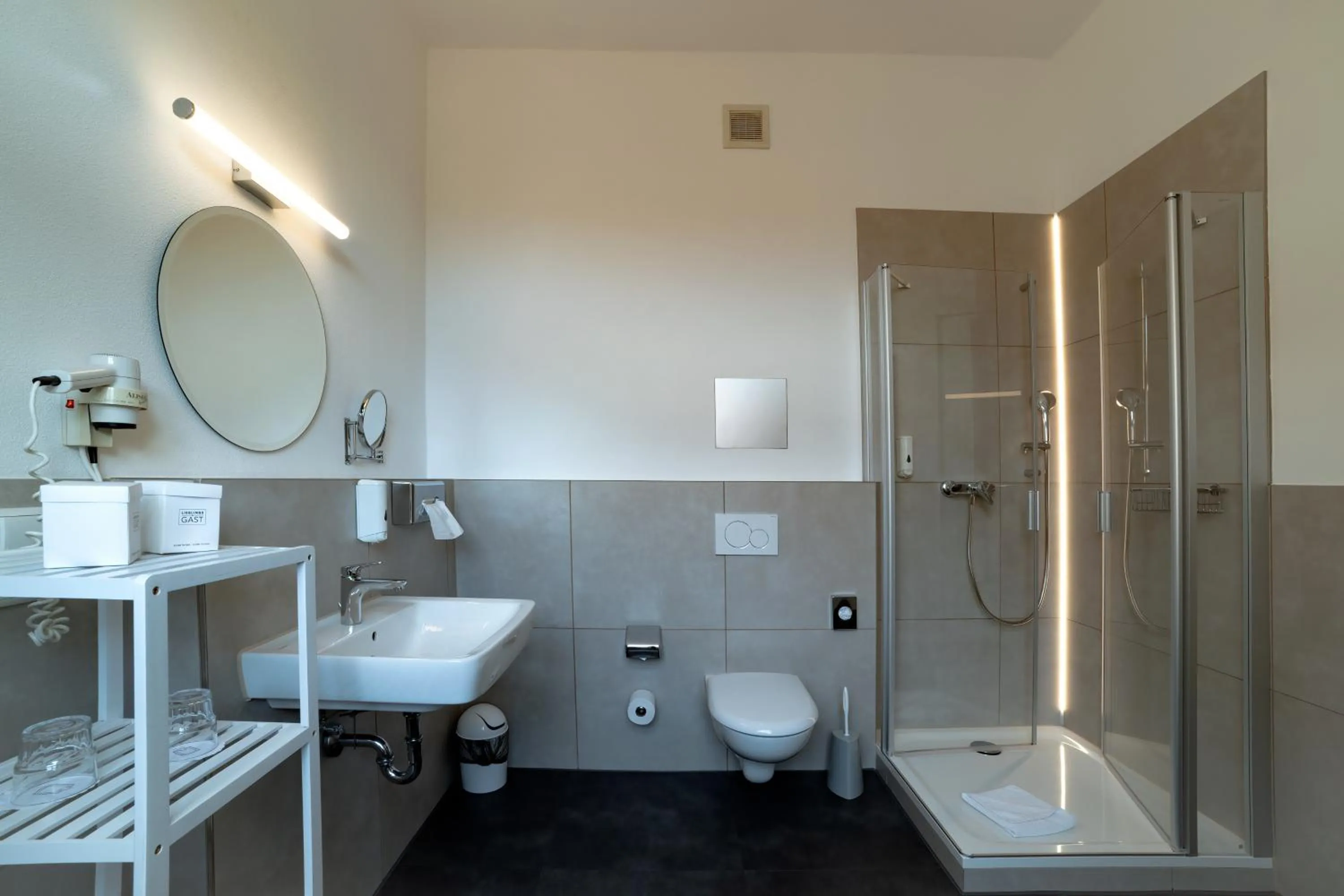 Bathroom in Drexel´s Parkhotel