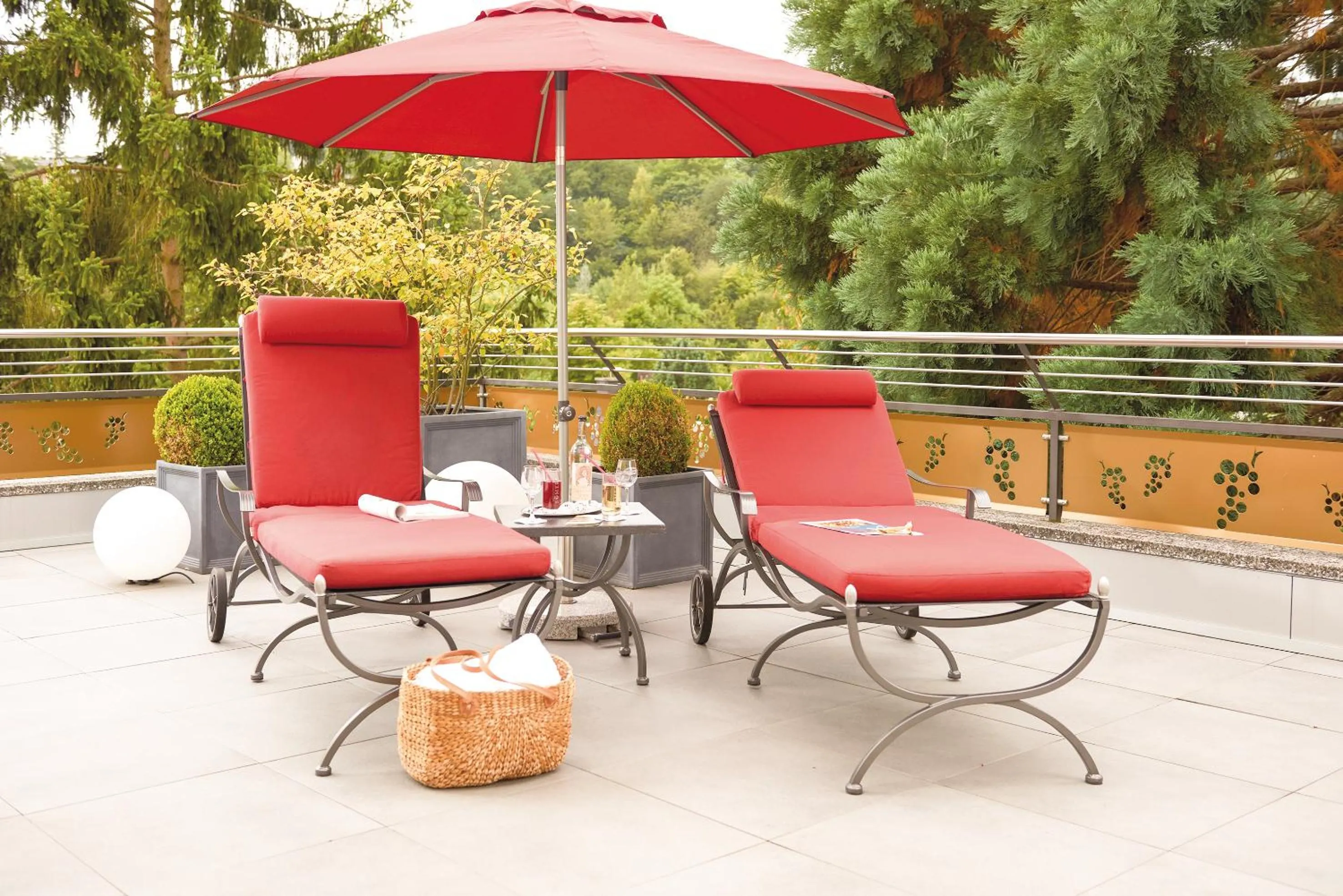 Balcony/Terrace in Ringhotel Bömers Mosel Landhotel