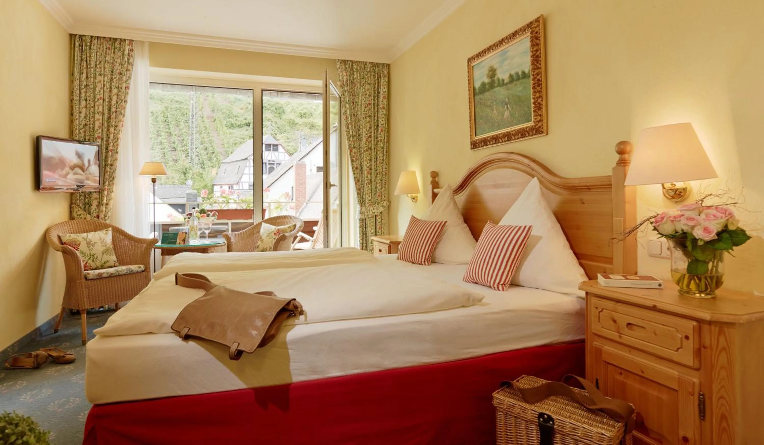 Bed in Ringhotel Bömers Mosel Landhotel