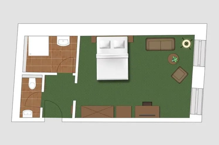 Floor plan in Hotel-Gasthof Höttl