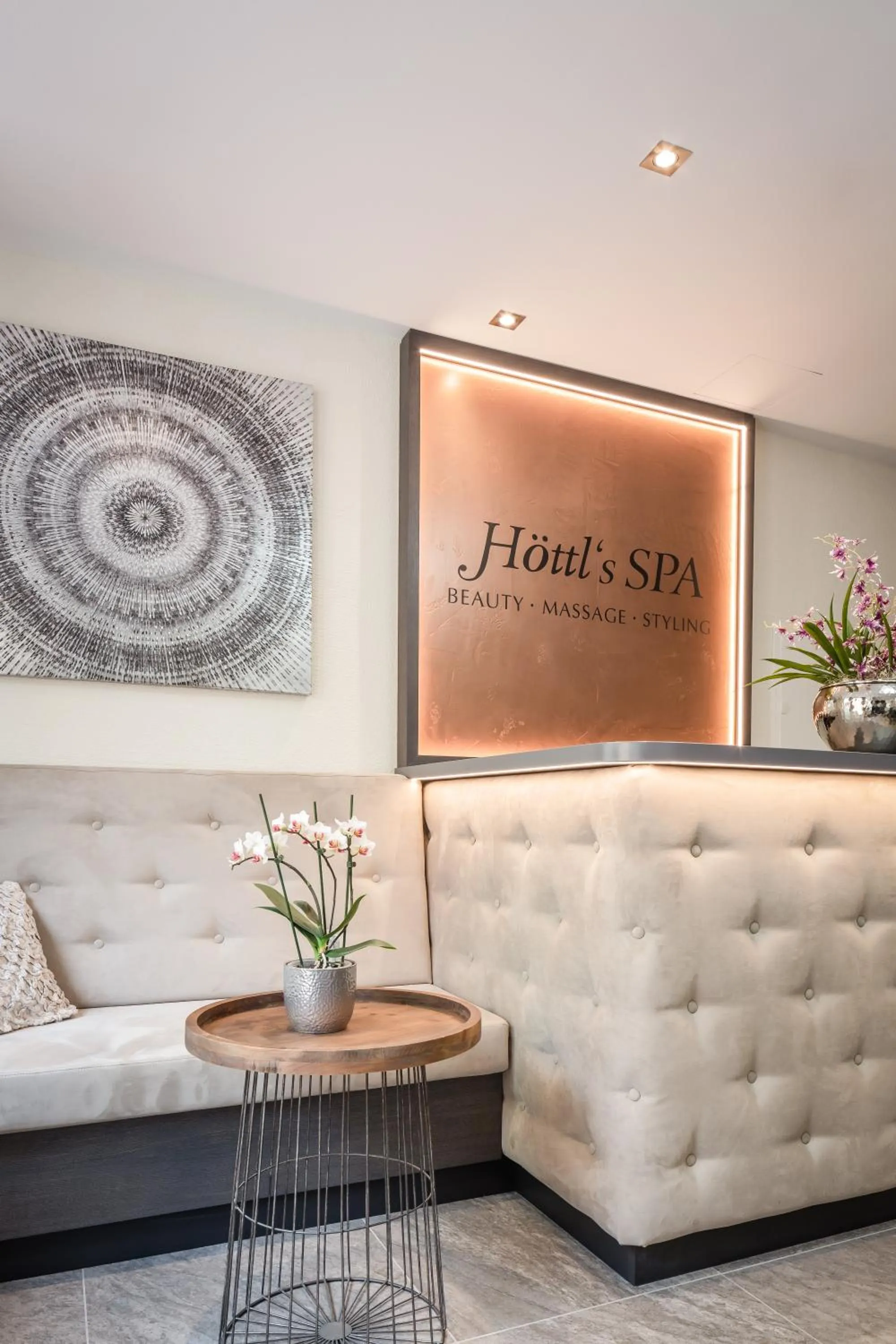 Spa and wellness centre/facilities in Hotel-Gasthof Höttl