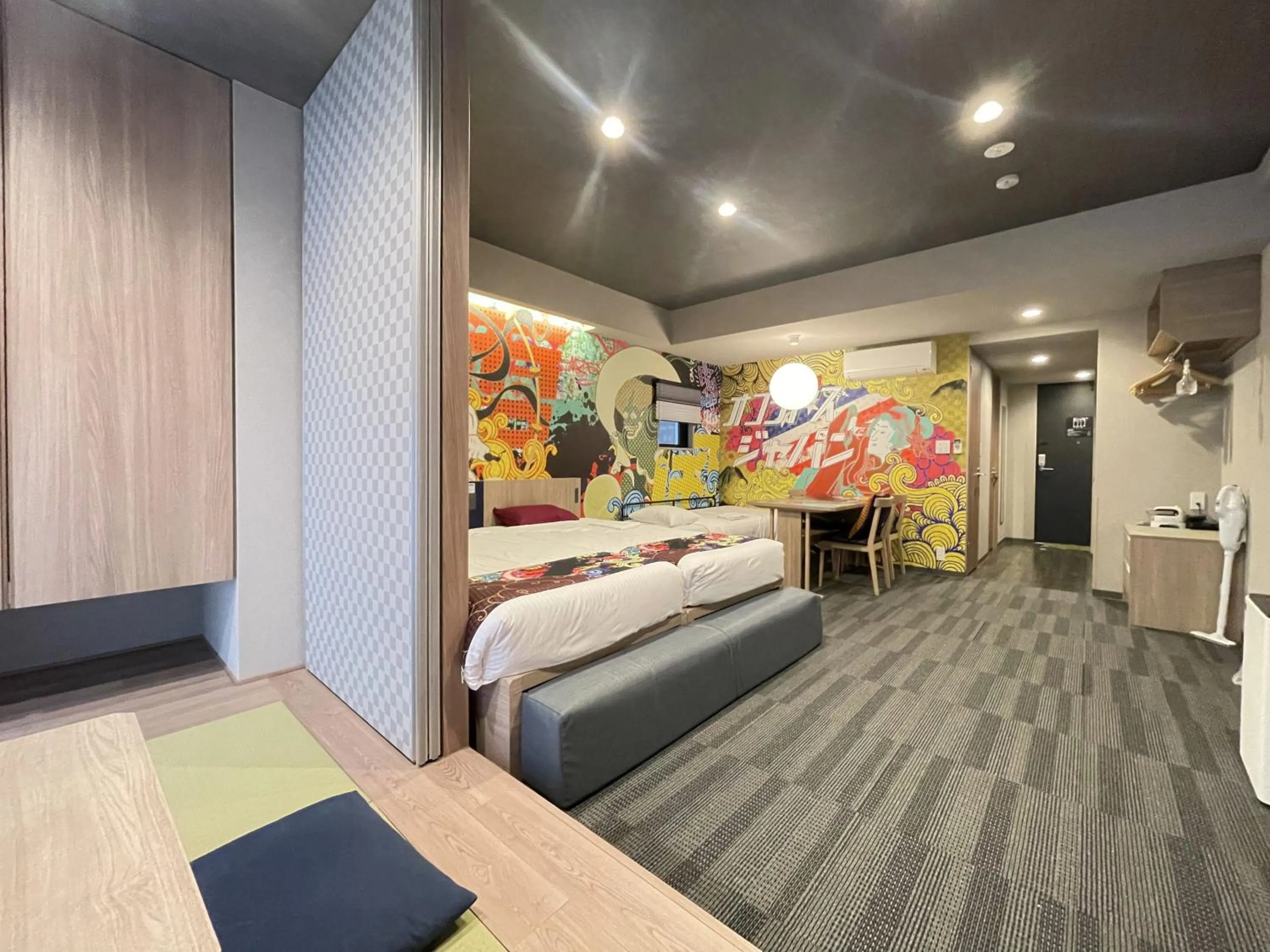 Bed in MONday Apart Premium AKIHABARA ASAKUSABASHI Sta.