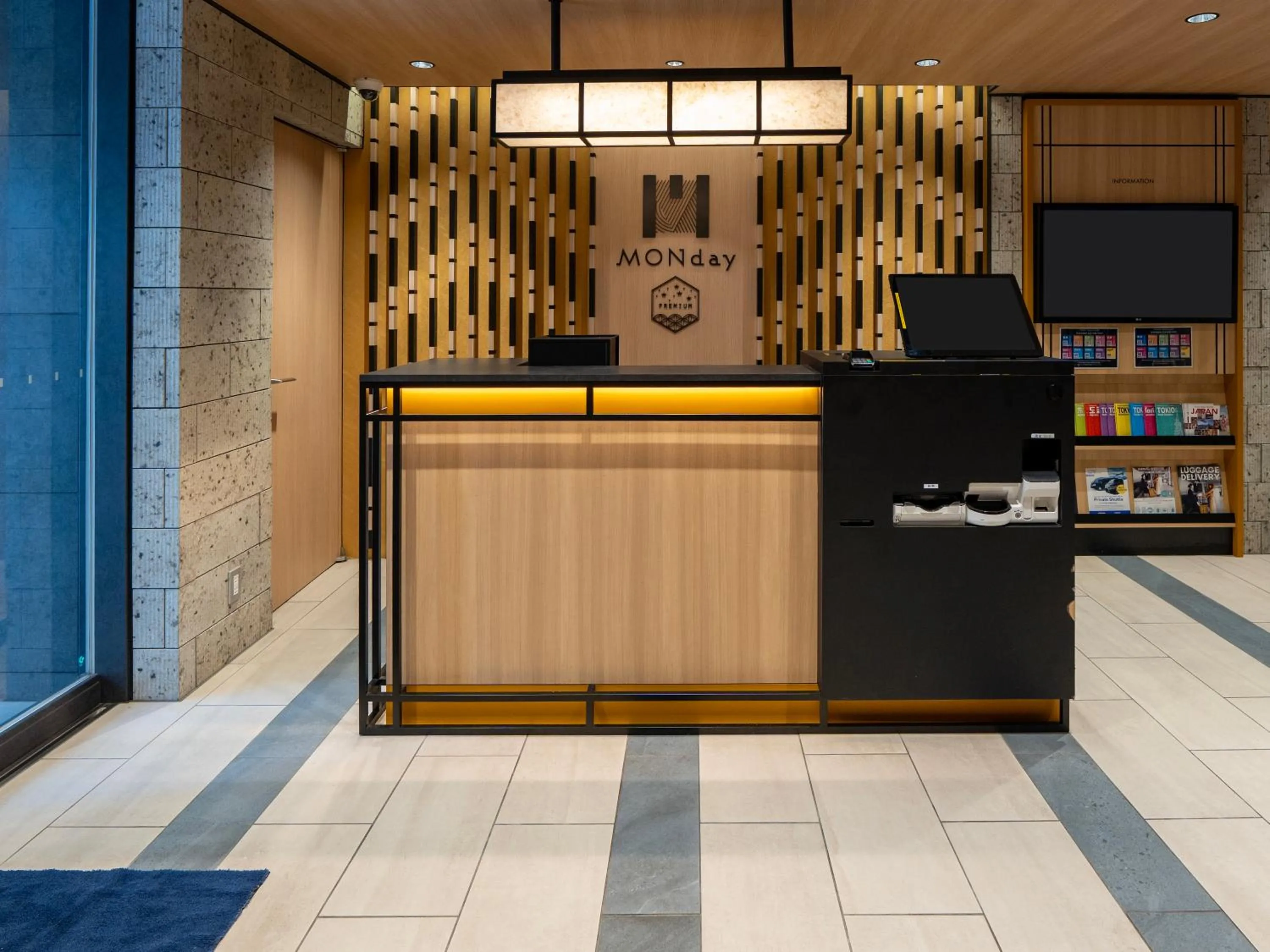 Lobby or reception in MONday Apart Premium AKIHABARA