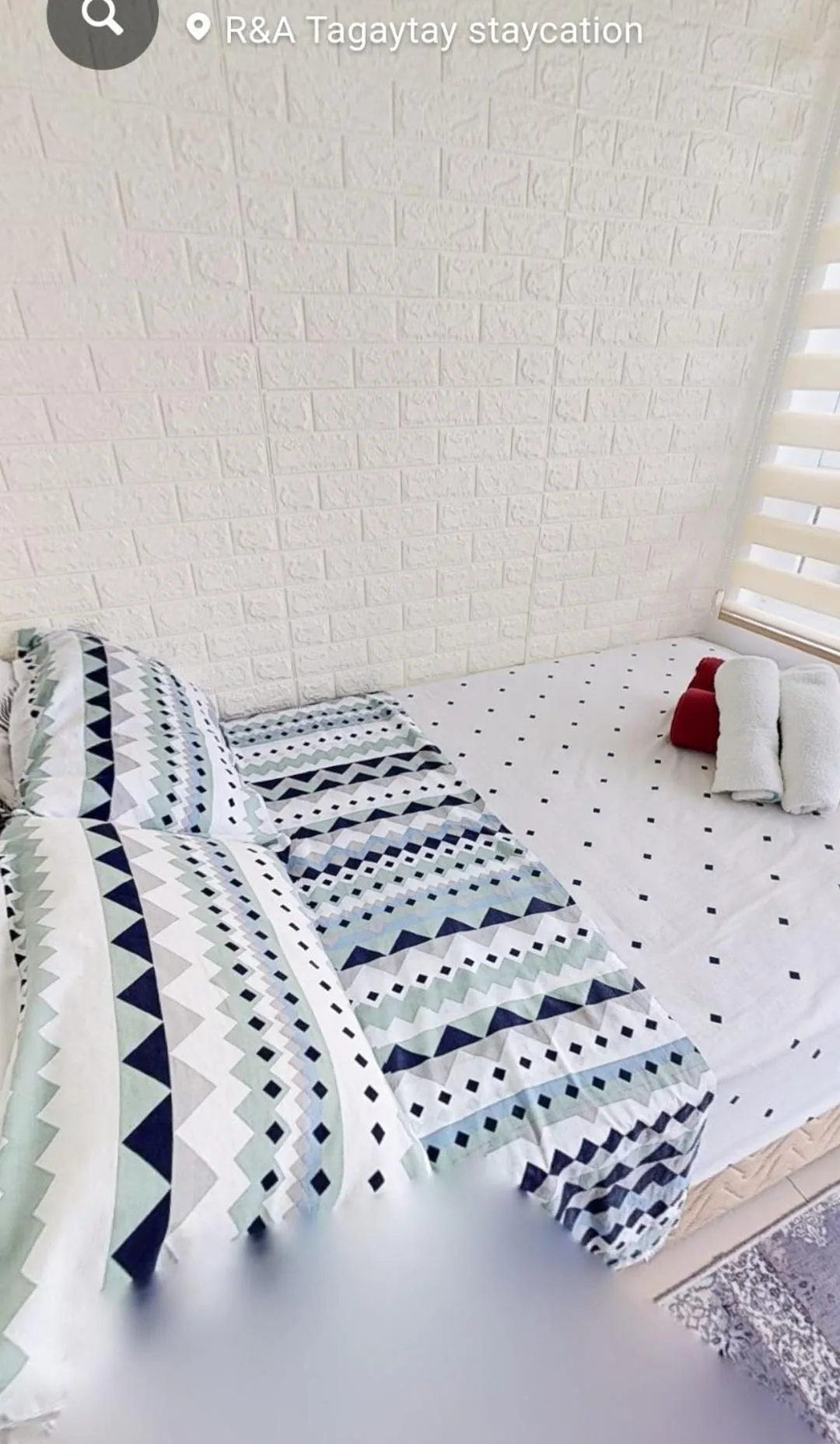 Bed in R&A Staycation at Wind Residence