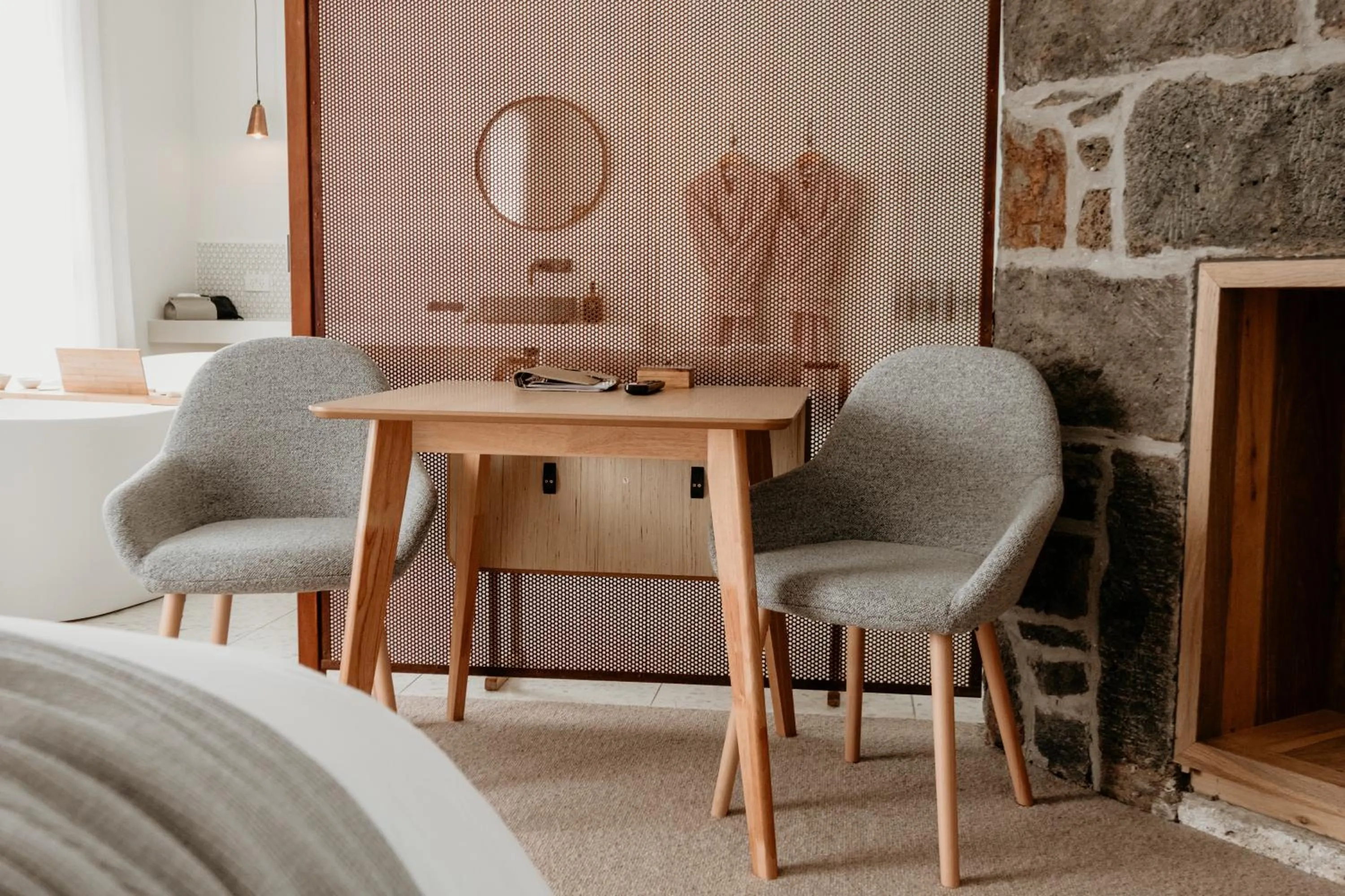 Seating area in The Oak & Anchor Hotel