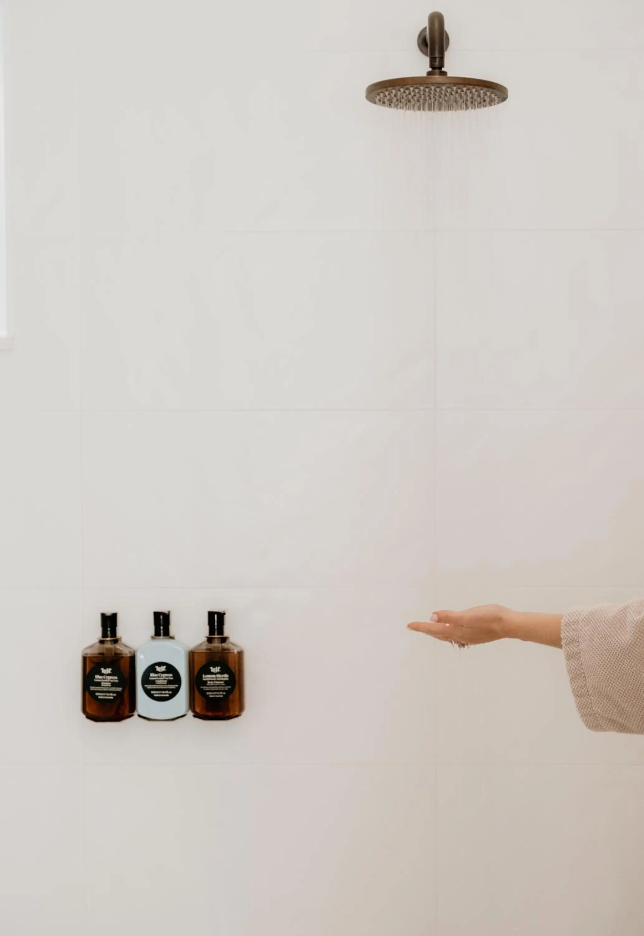 Shower in The Oak & Anchor Hotel