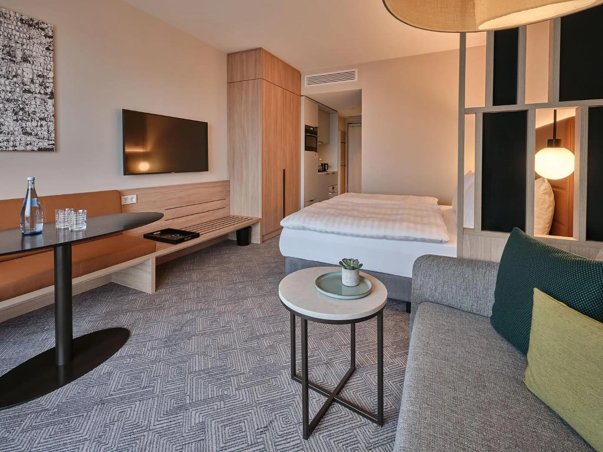 Bedroom, Bed in Adina Apartment Hotel Cologne