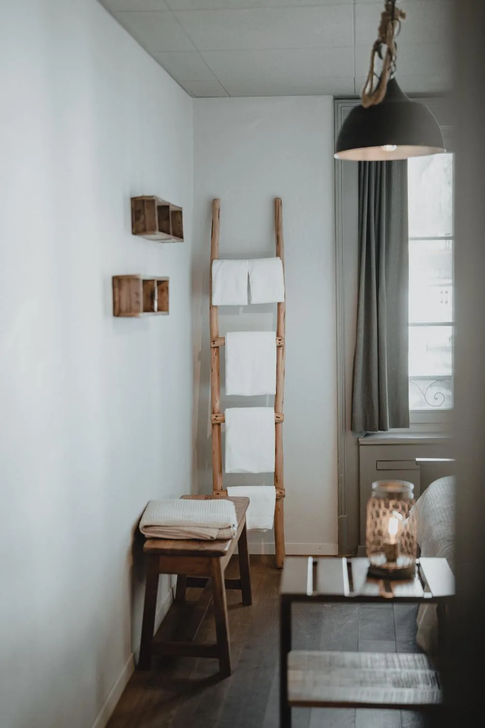 Bedroom in No8 Boutique Hotel - self check in