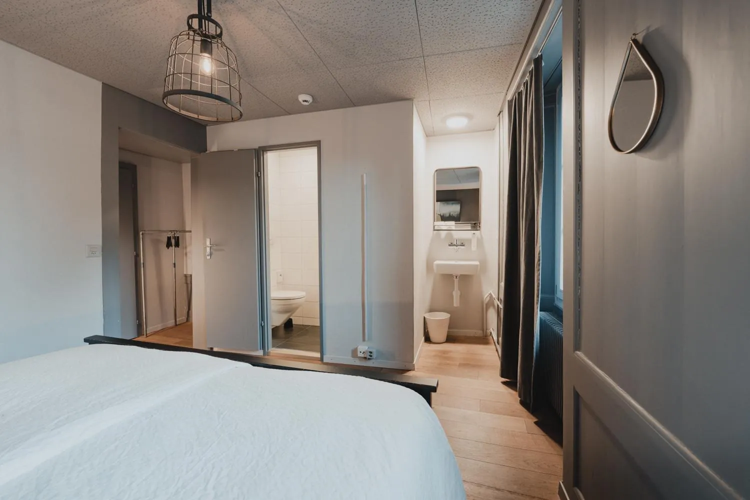 Bed in No8 Boutique Hotel - self check in