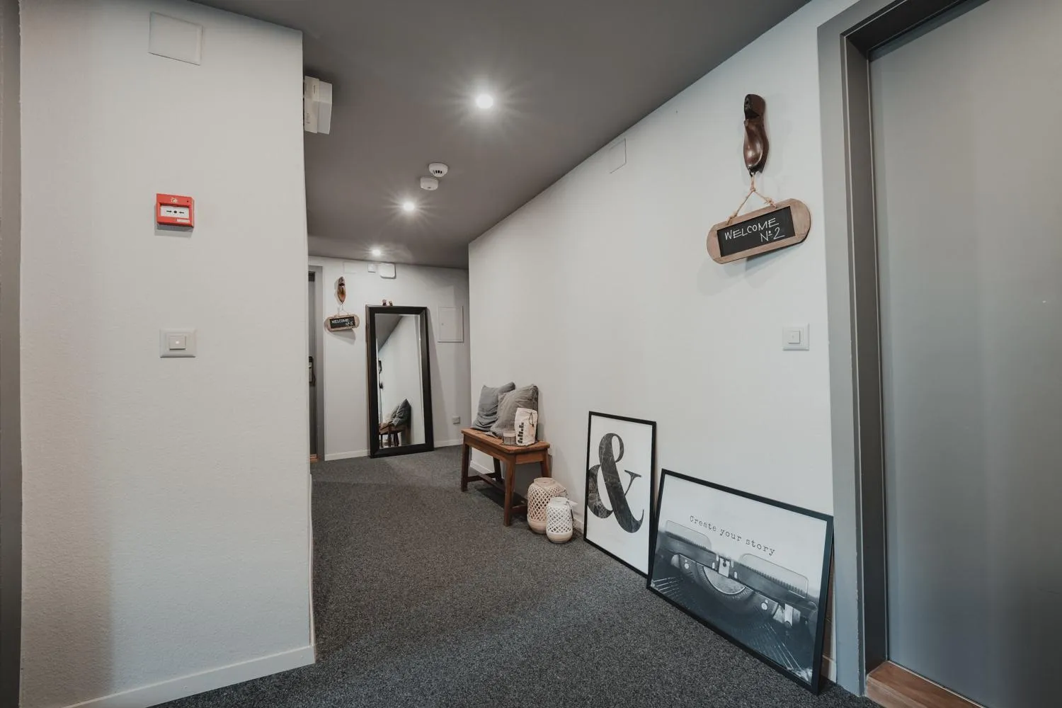 Property building in No8 Boutique Hotel - self check in