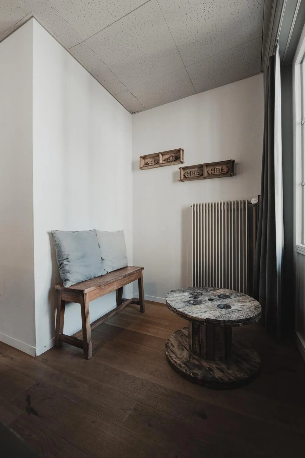 Decorative detail in No8 Boutique Hotel - self check in