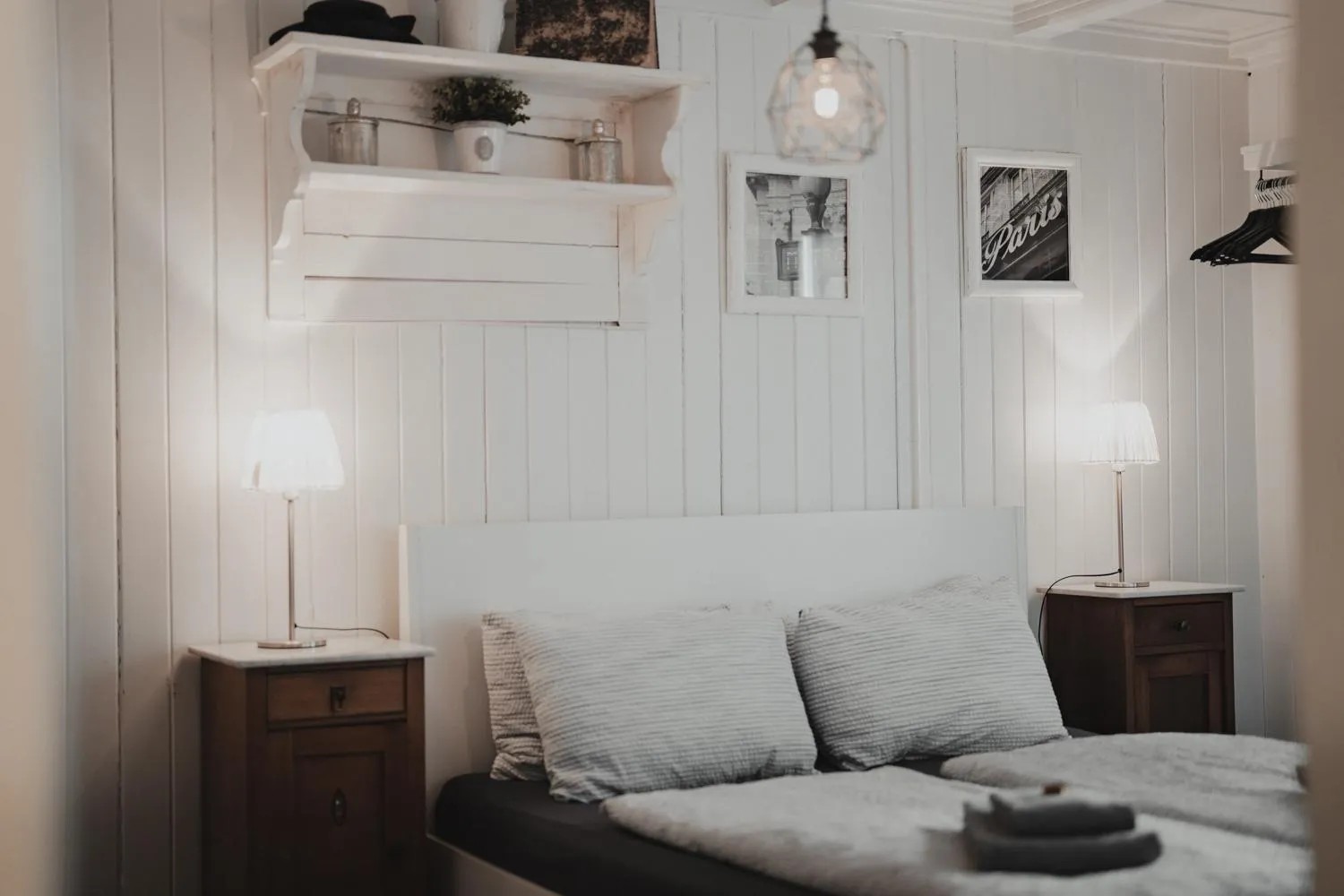 Bed in No8 Boutique Hotel - self check in