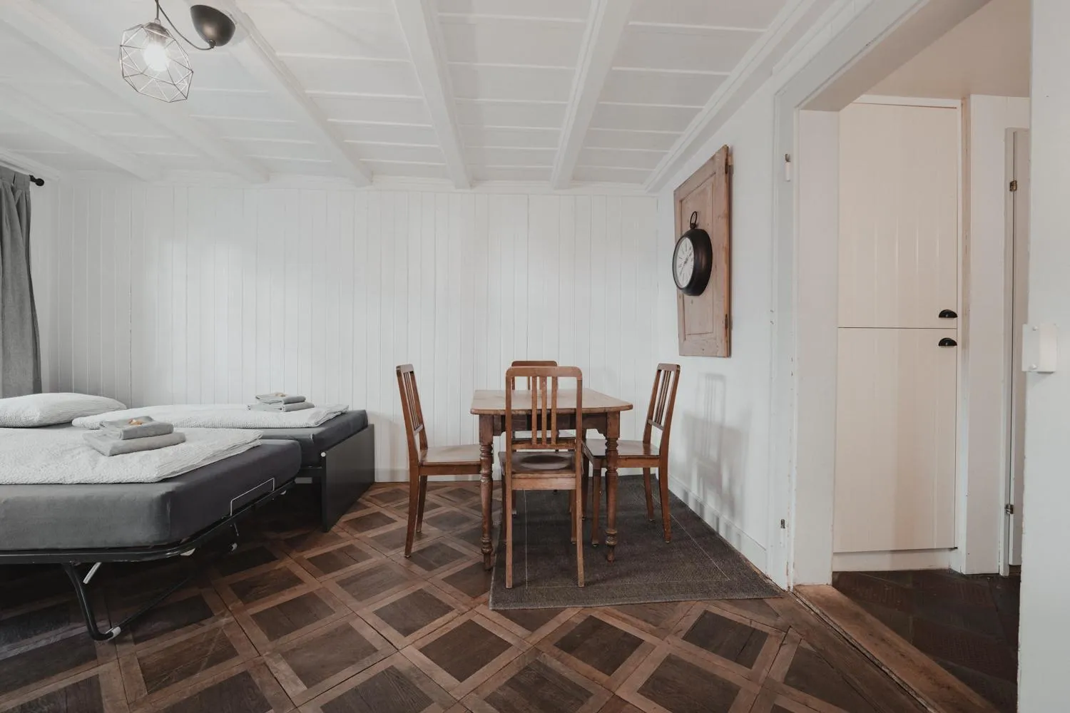 Living room in No8 Boutique Hotel - self check in