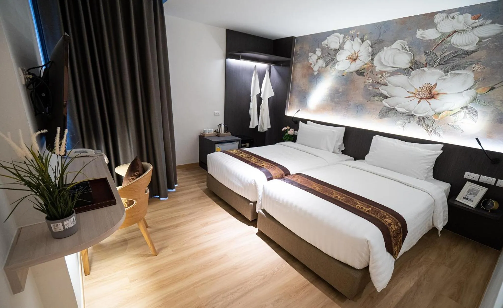 Bedroom, Bed in Pannarai Hotel Bangkok-Pra tunam