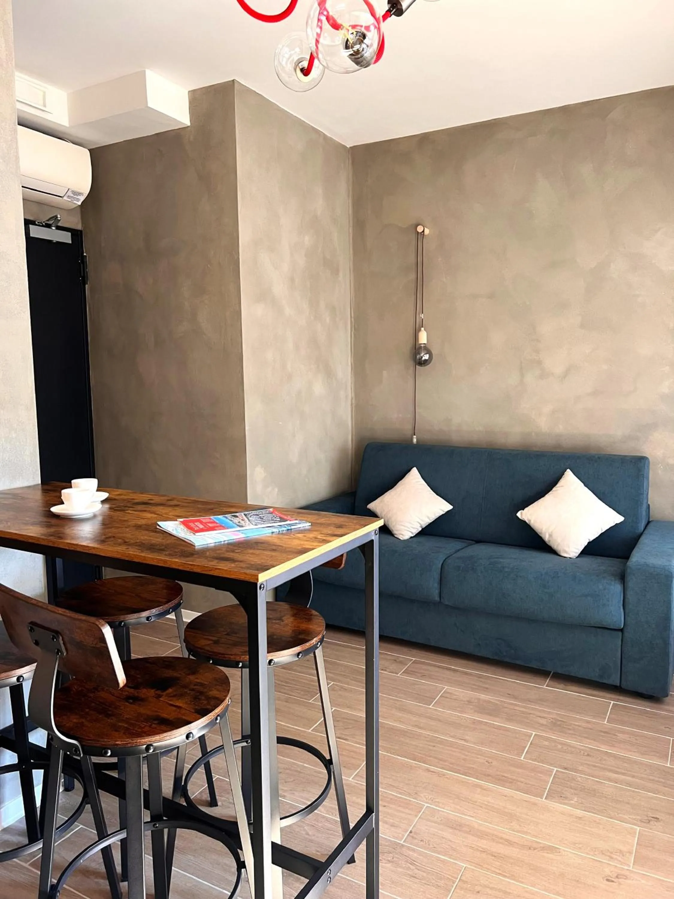 Kitchen or kitchenette in Hotello Trieste