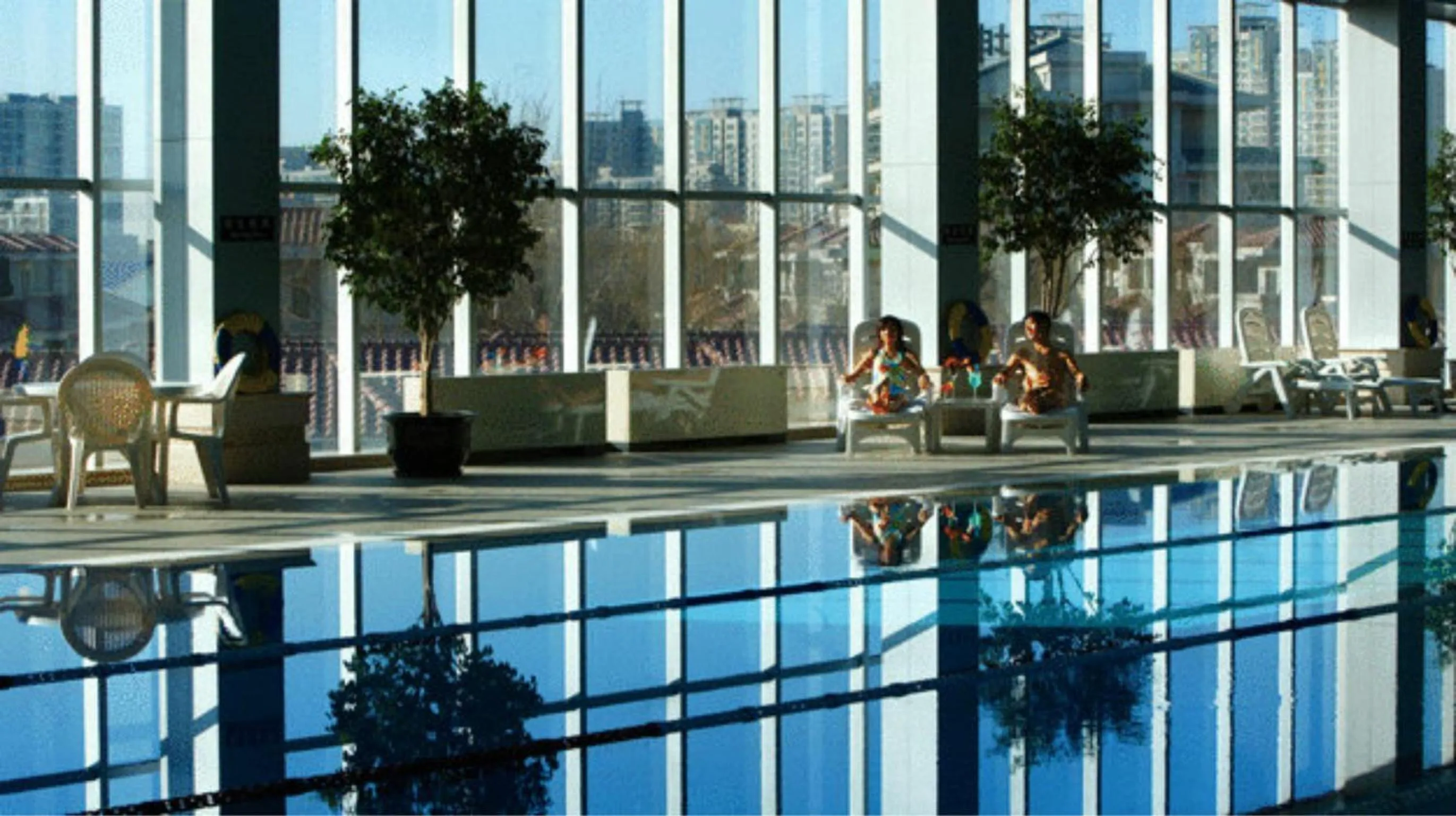 Swimming pool in Jinjiang Fuyuan Hotel
