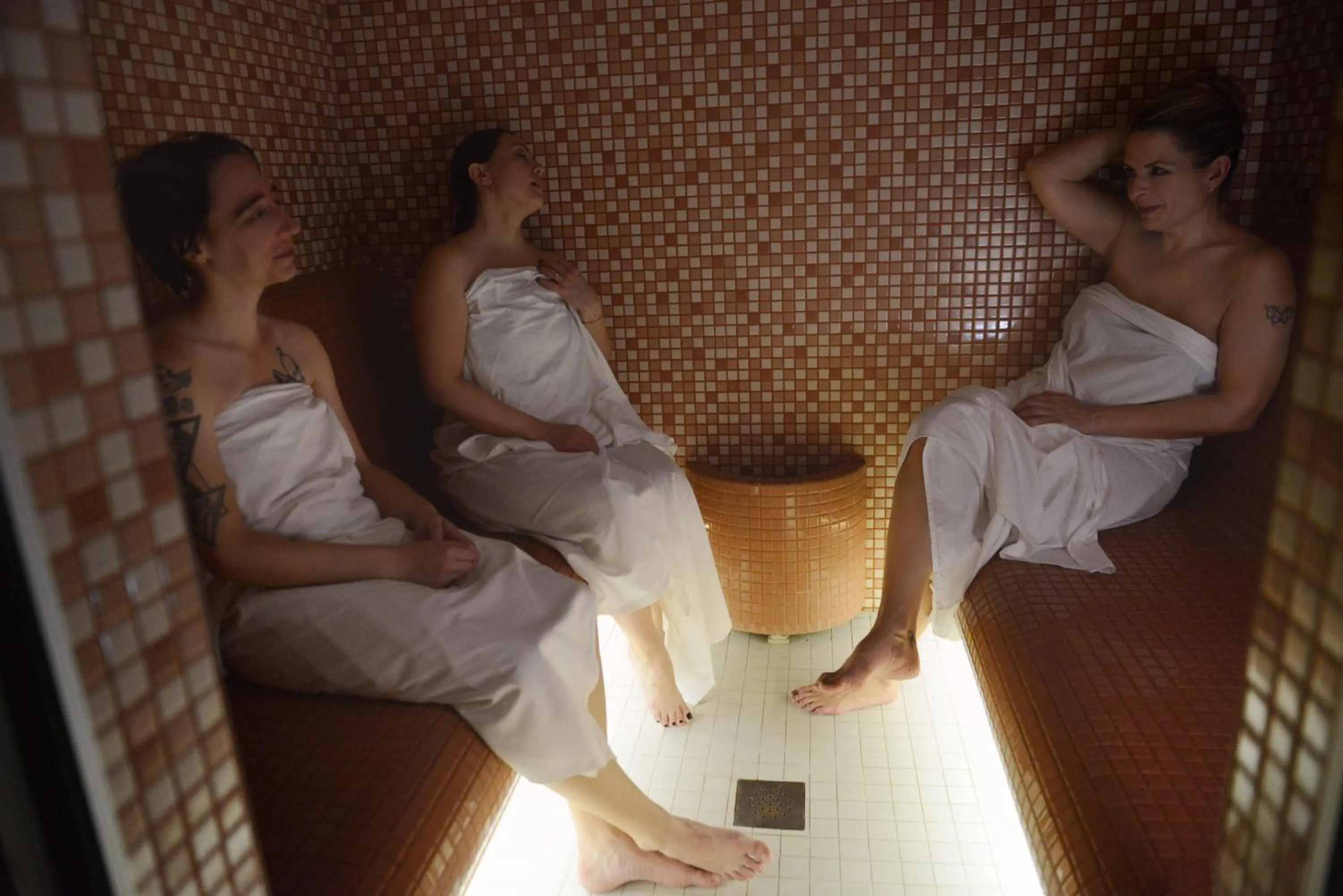 Steam room in Vila Terra