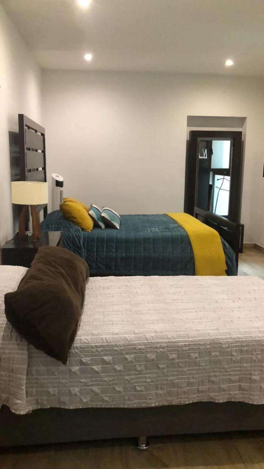 Photo of the whole room, Bed in HEROS