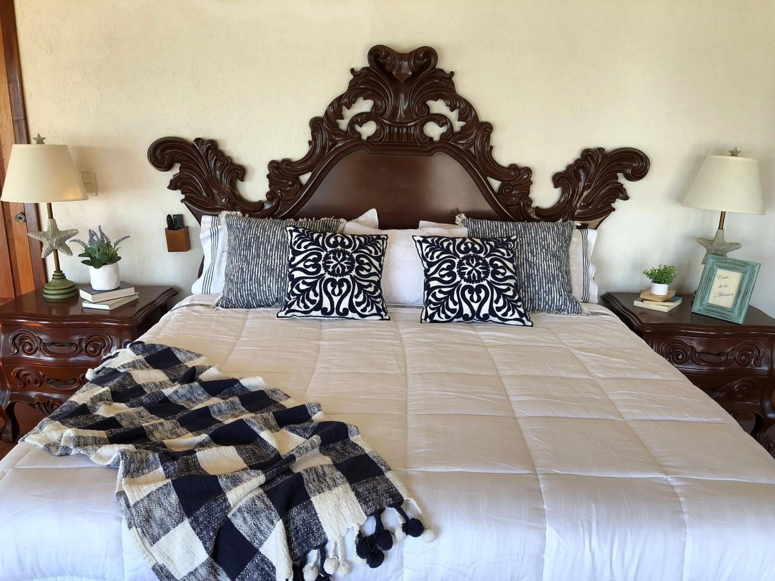 Bed in Casa de la Aduana Hotel Boutique