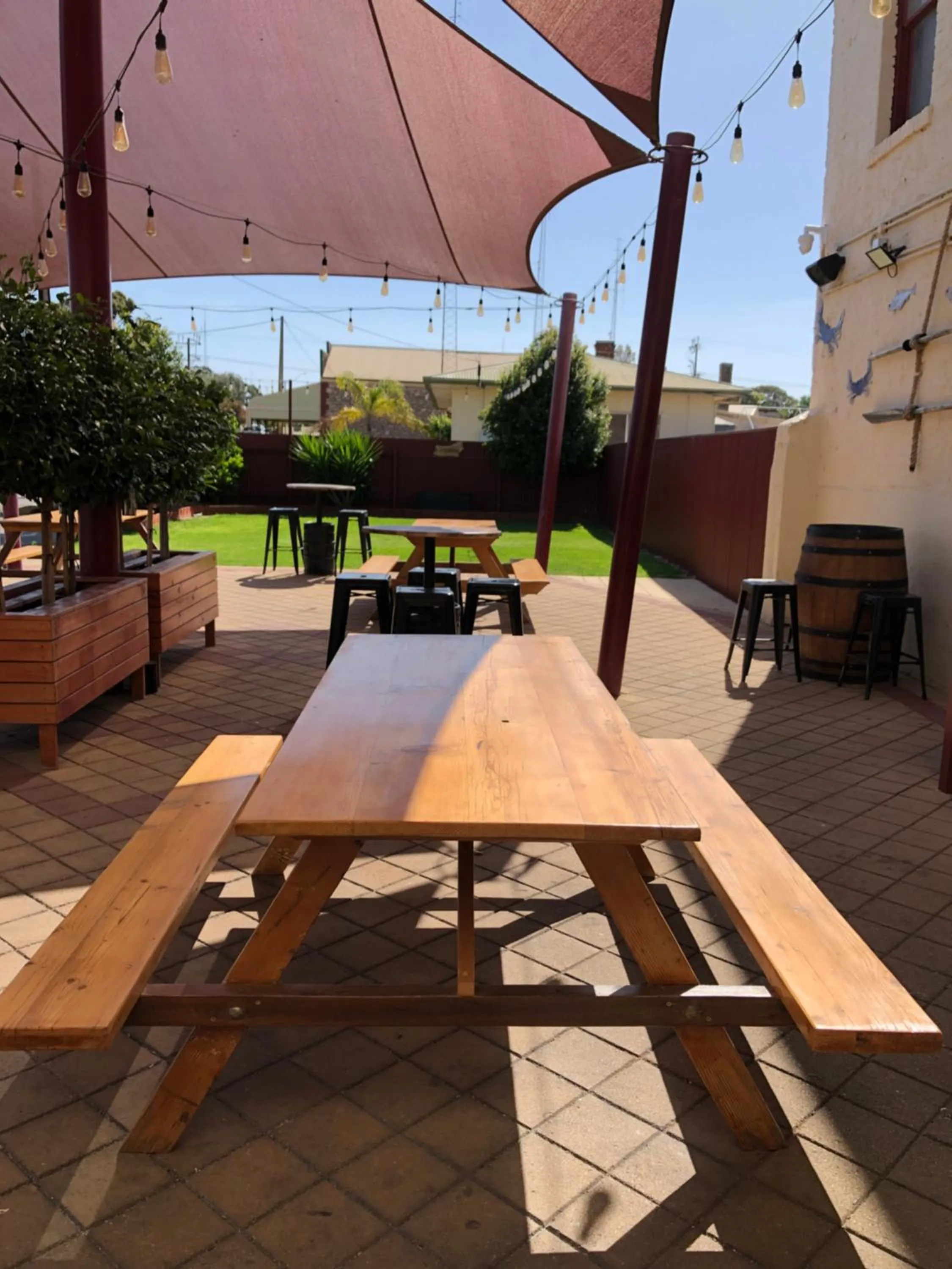 Garden in Cornucopia hotel