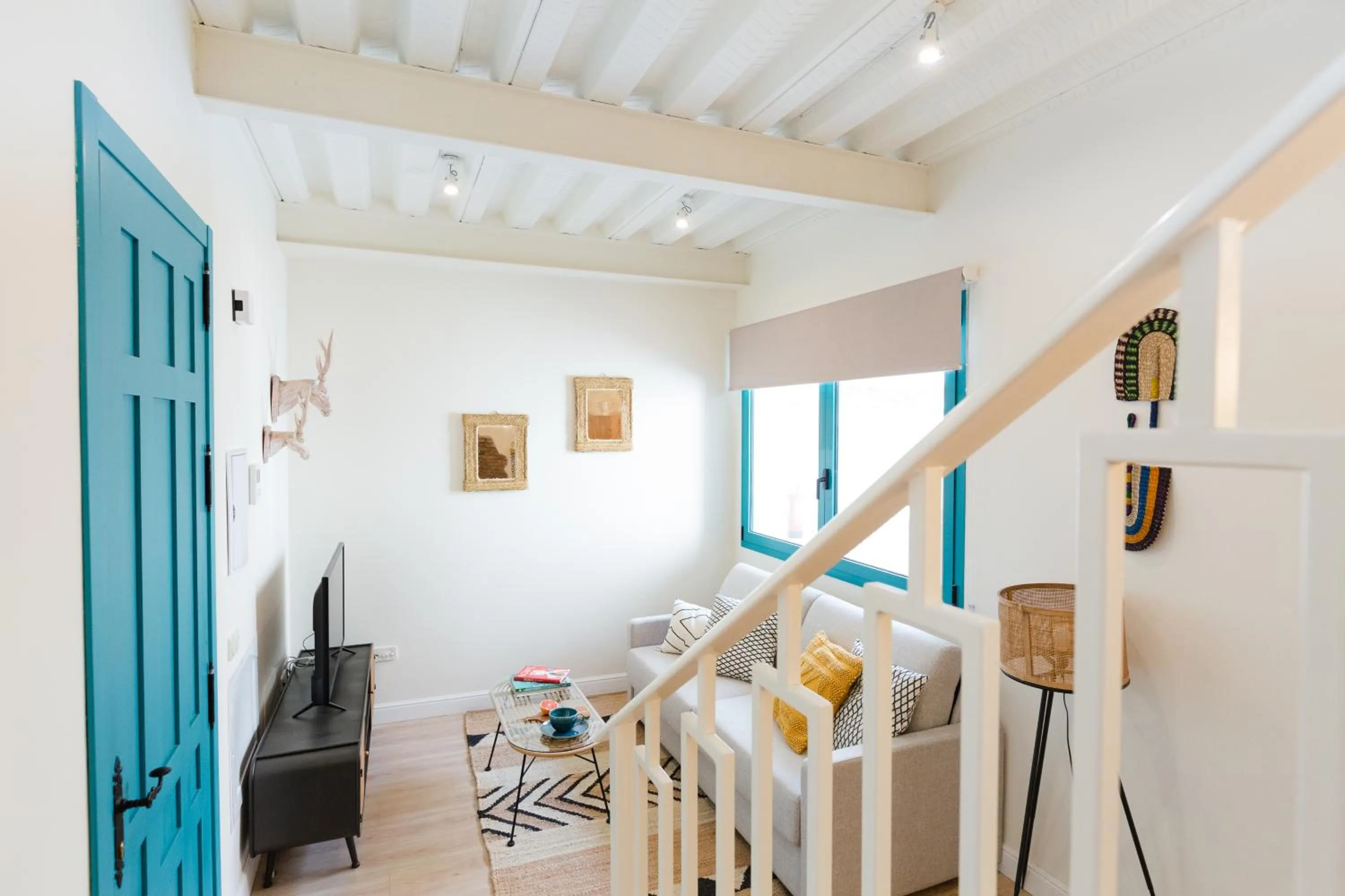Seating area in Atenea Malaga Apartments