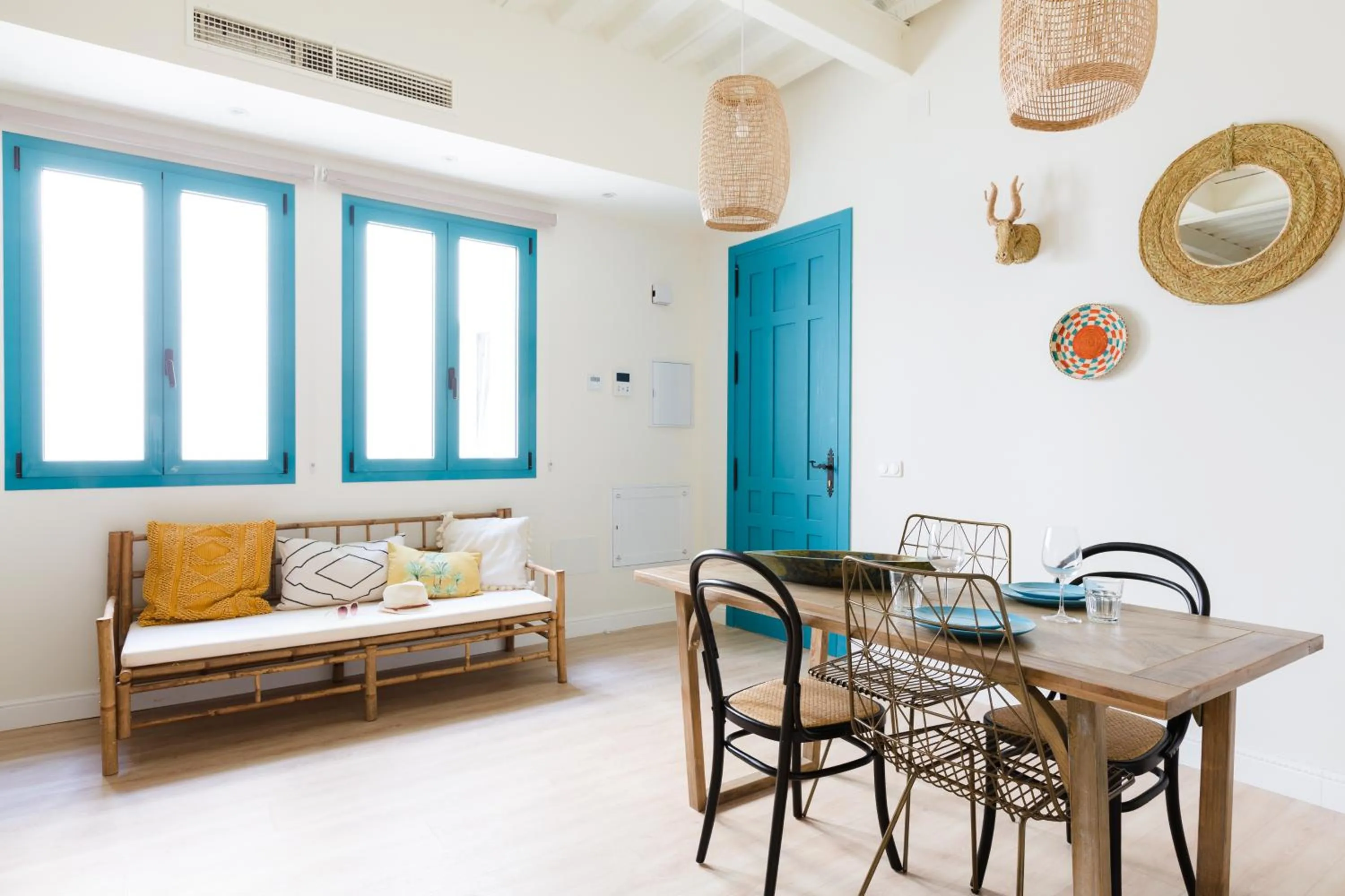 Living room in Atenea Malaga Apartments