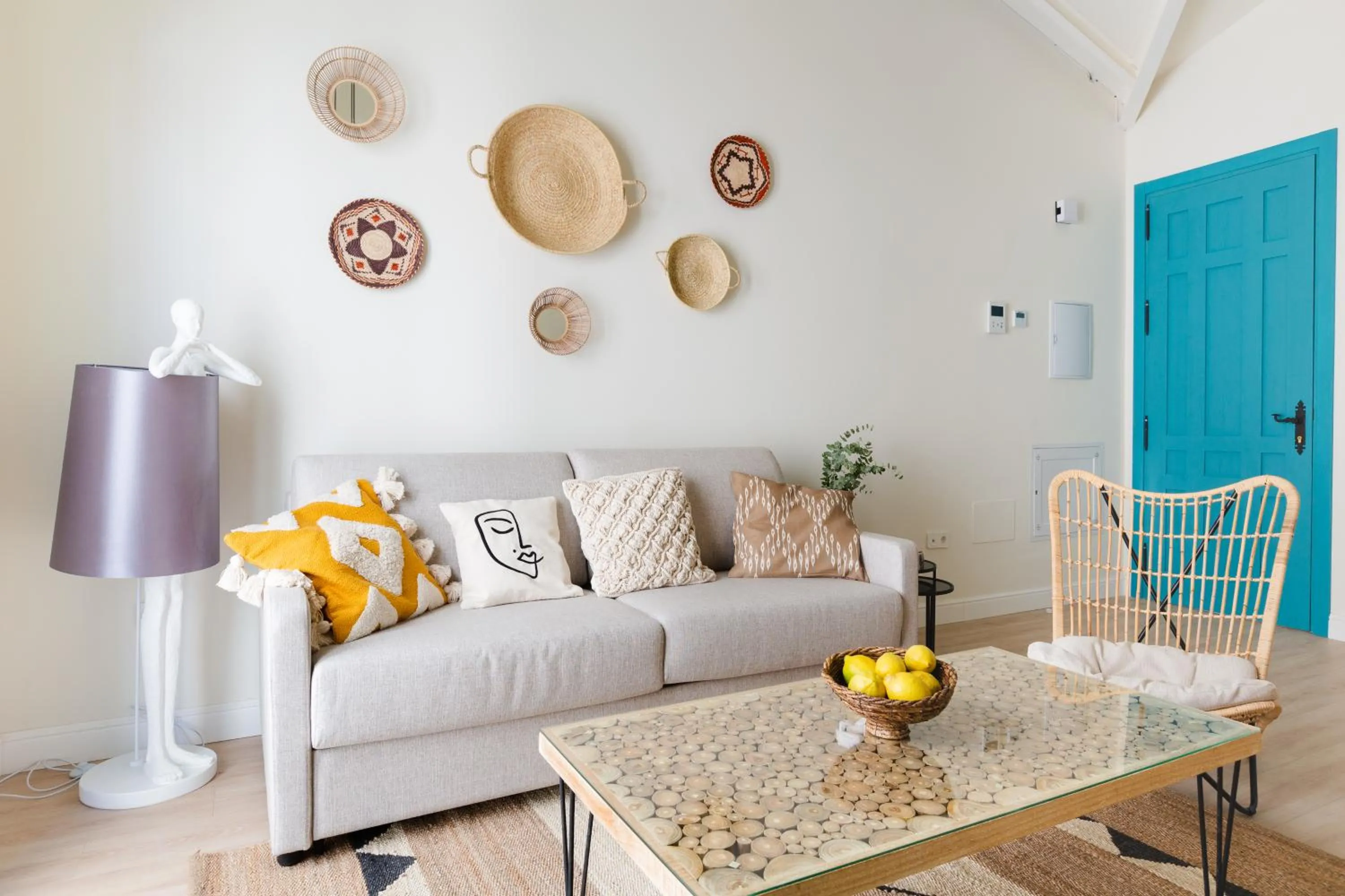 Living room in Atenea Malaga Apartments