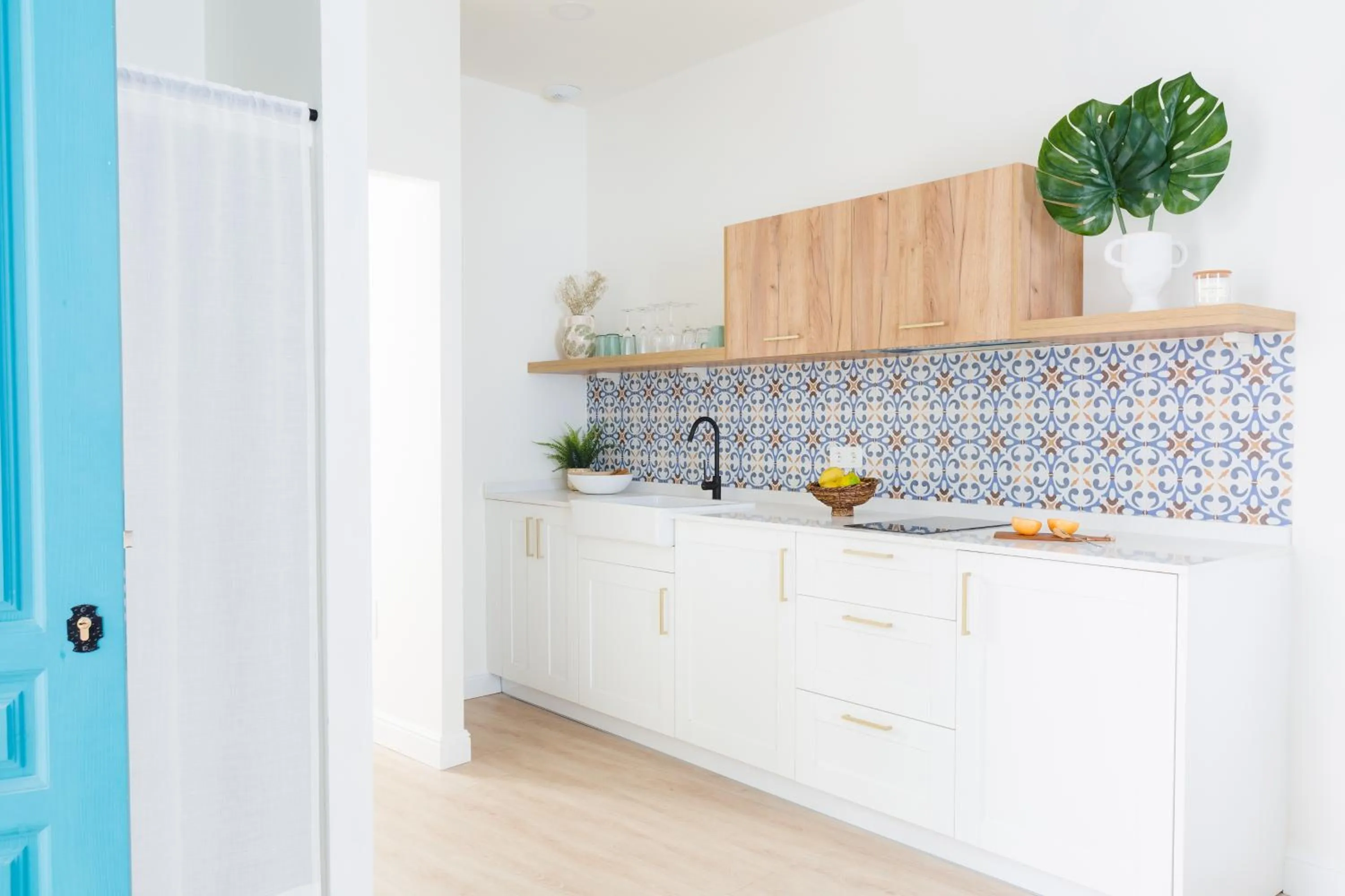 Kitchen or kitchenette in Atenea Malaga Apartments