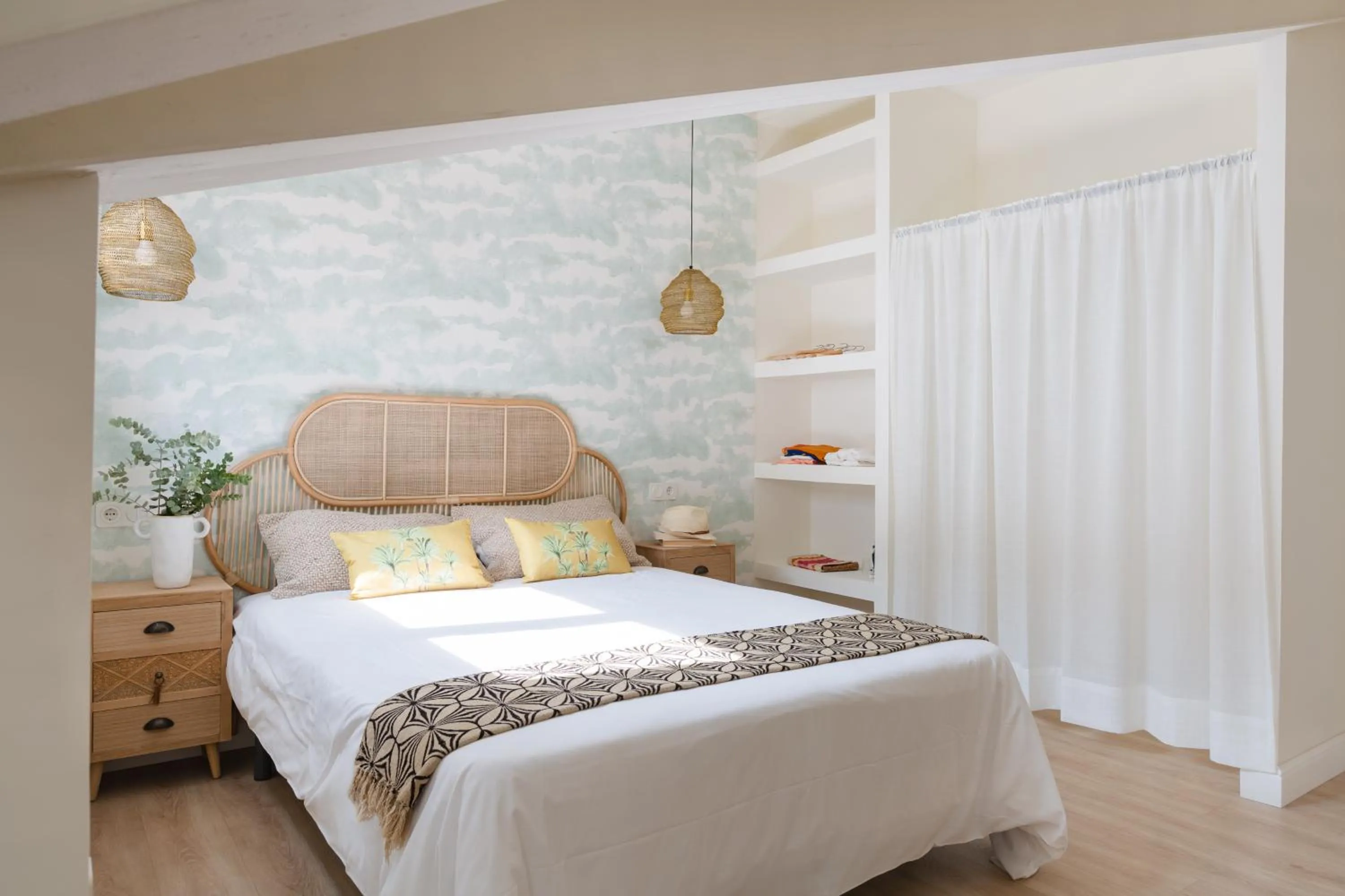 Bed in Atenea Malaga Apartments