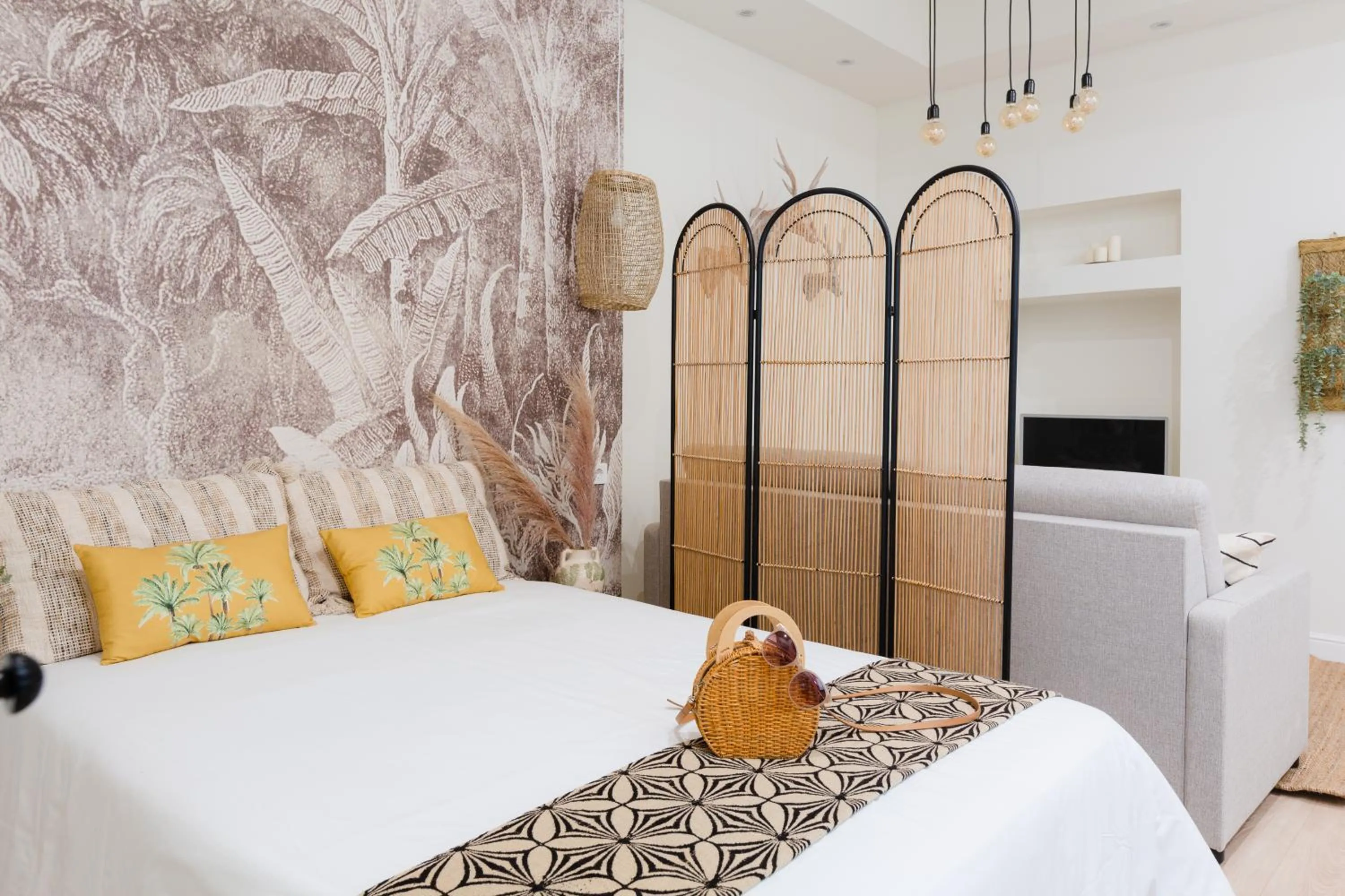 Bed in Atenea Malaga Apartments