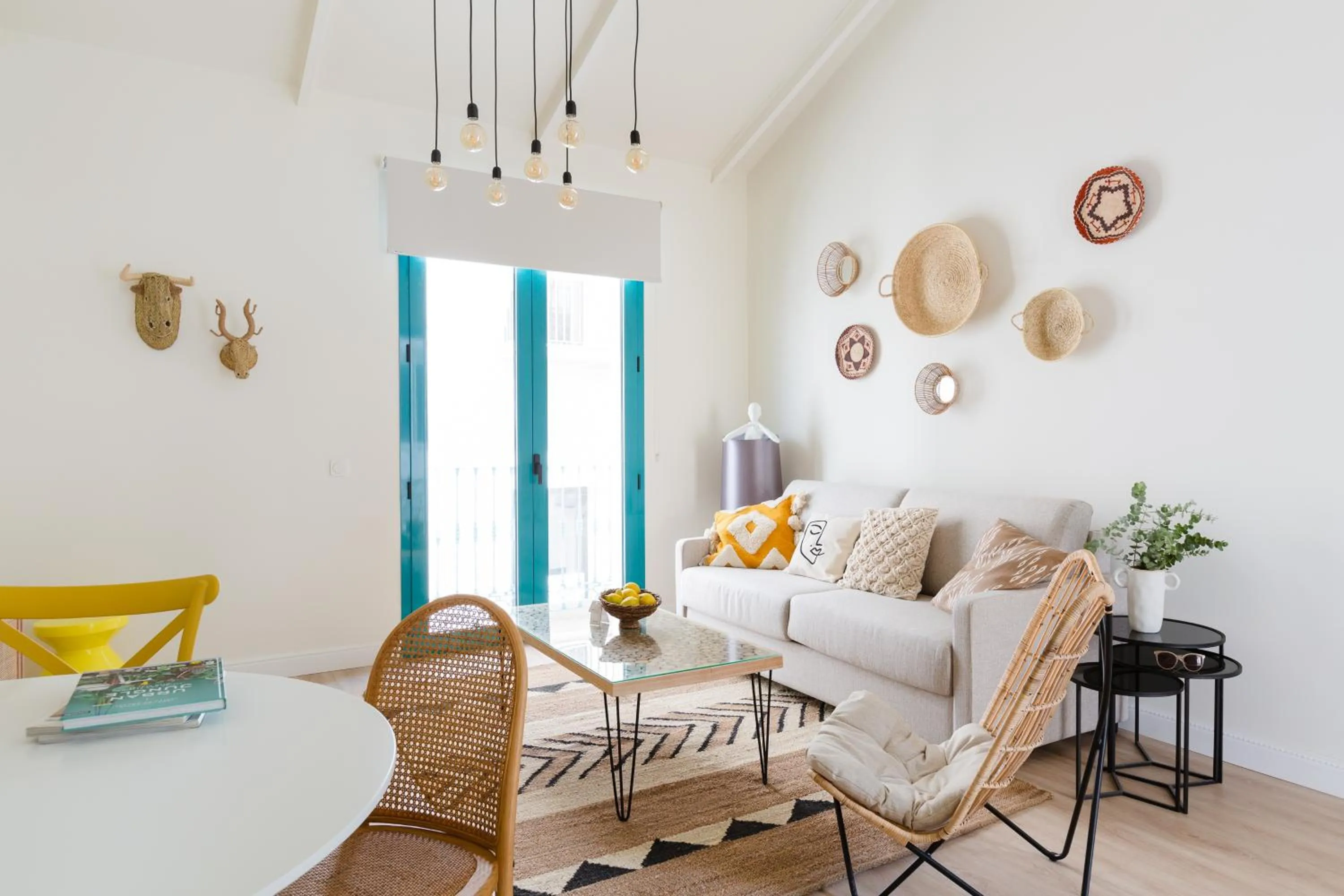 Living room in Atenea Malaga Apartments