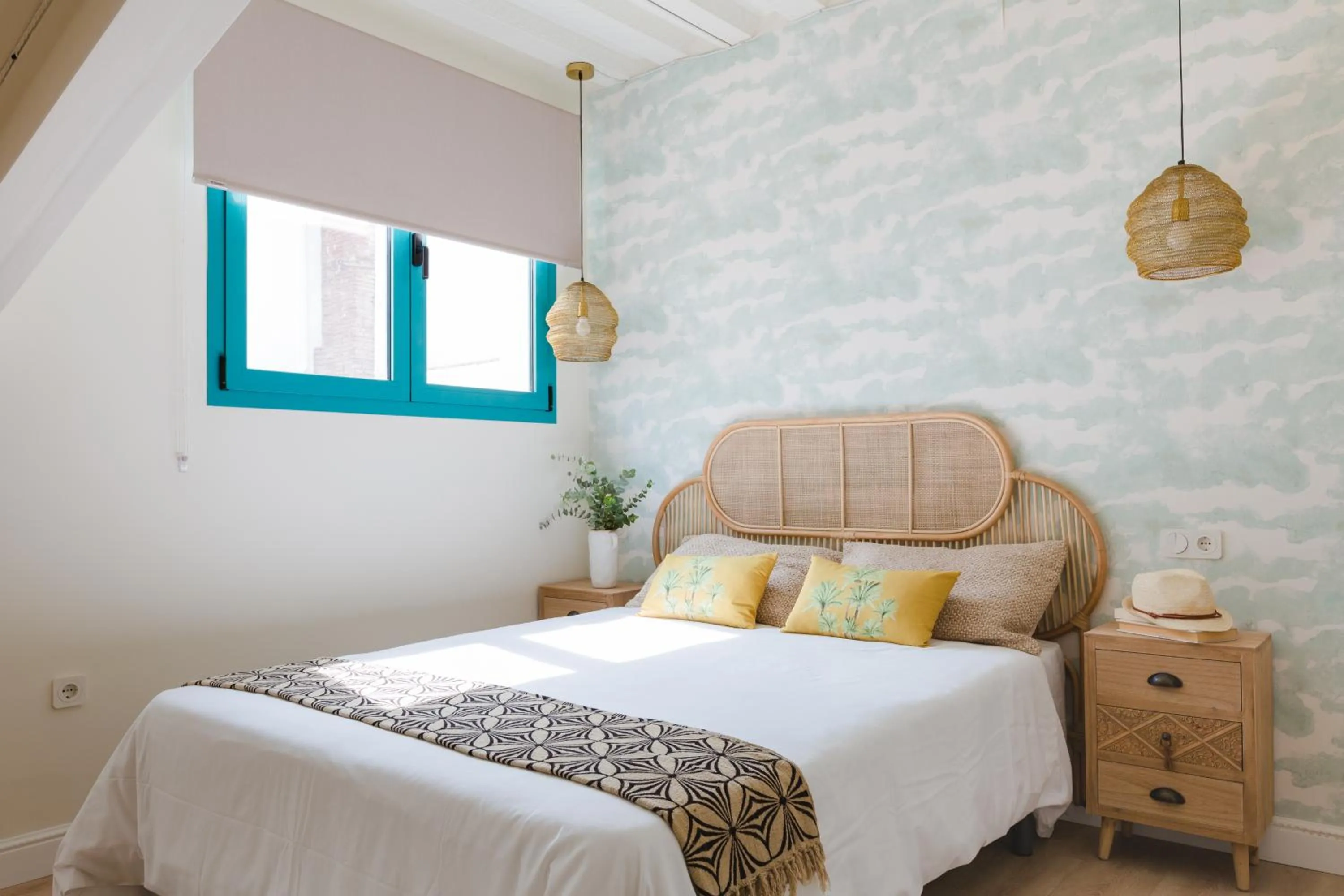 Bed in Atenea Malaga Apartments