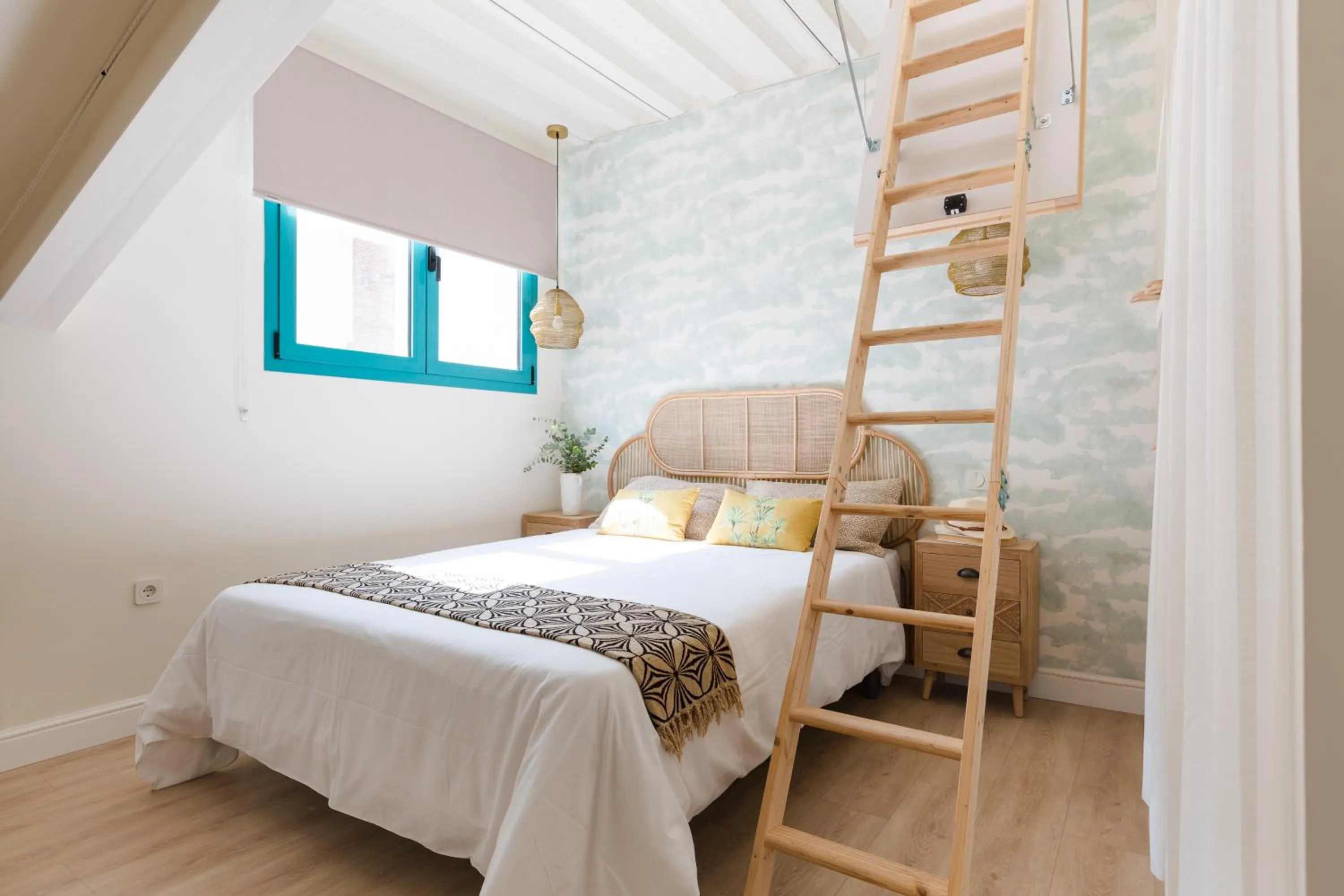 Bed in Atenea Malaga Apartments