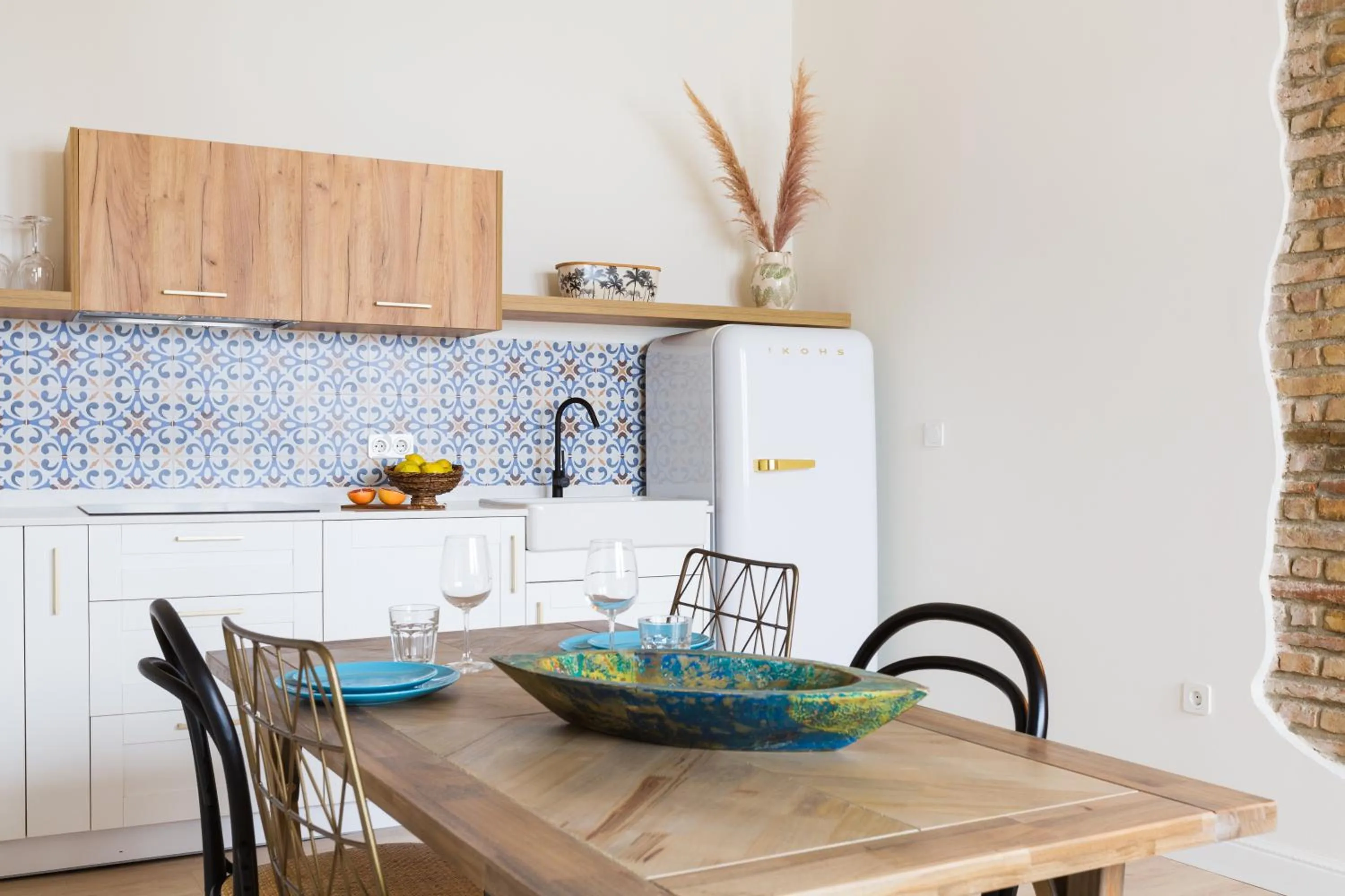 Kitchen or kitchenette in Atenea Malaga Apartments